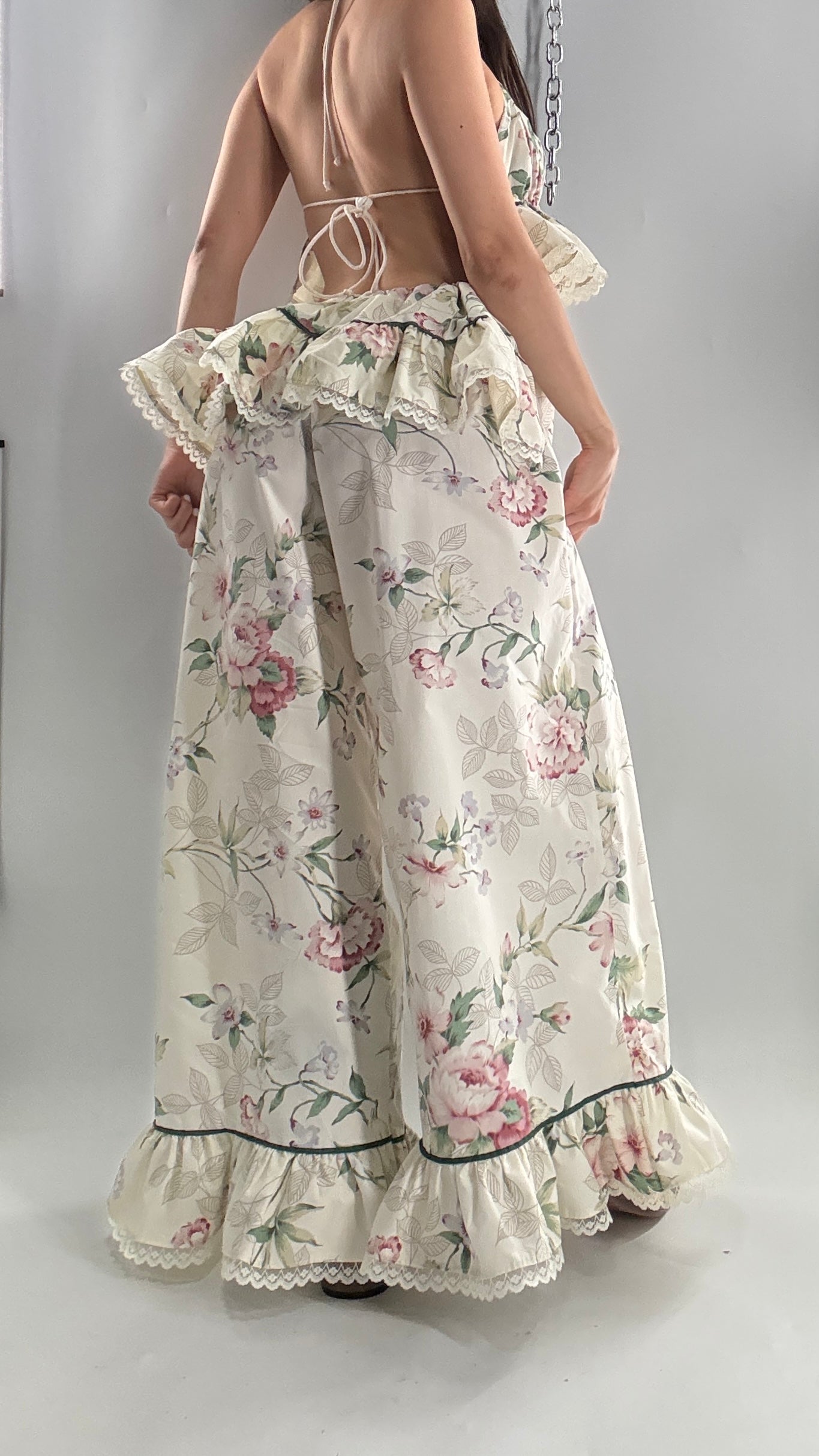 Vintage Floral Handmade Two Piece Play Set (XS-M)
