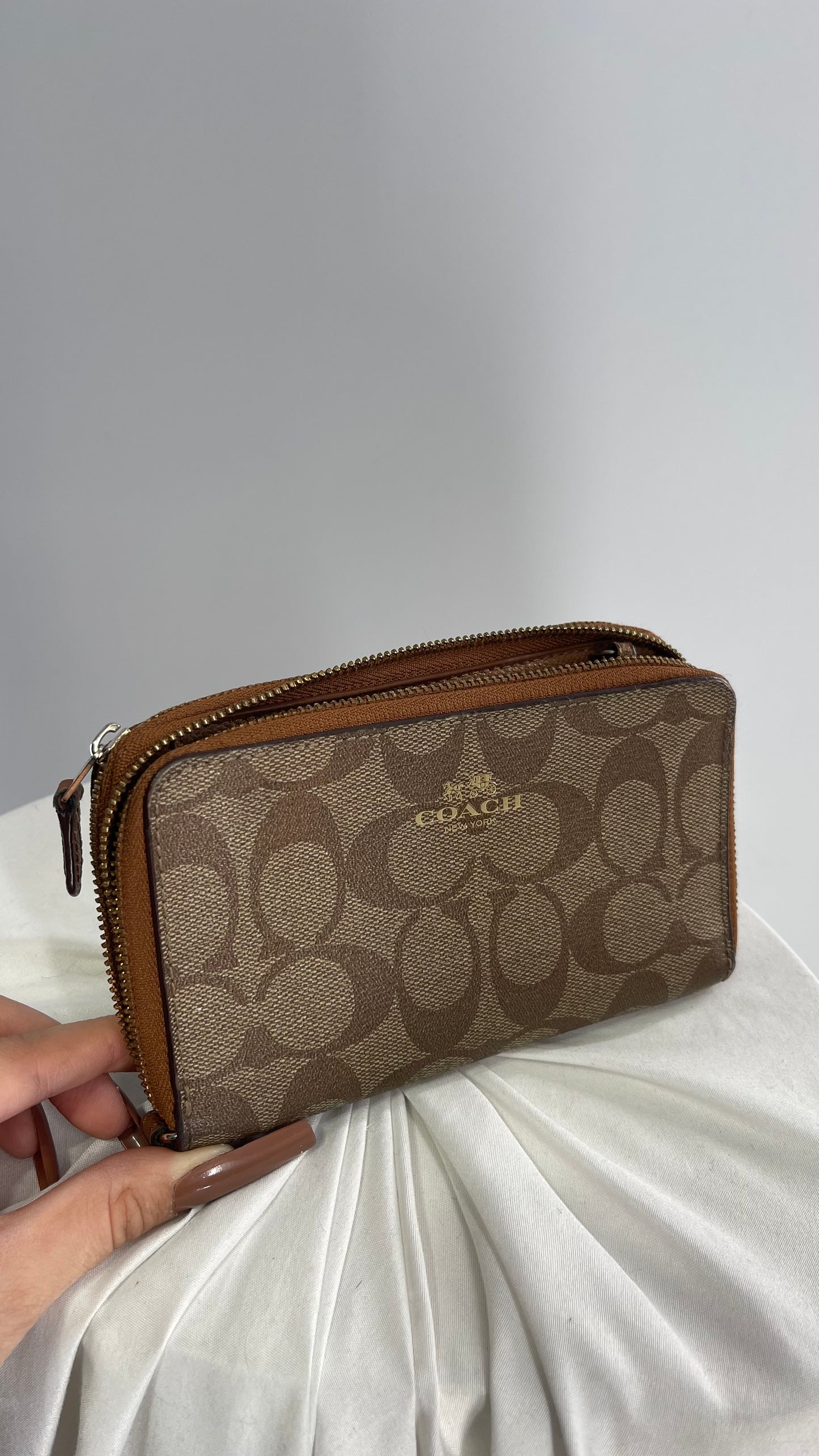 Vintage COACH Monogram Wallet