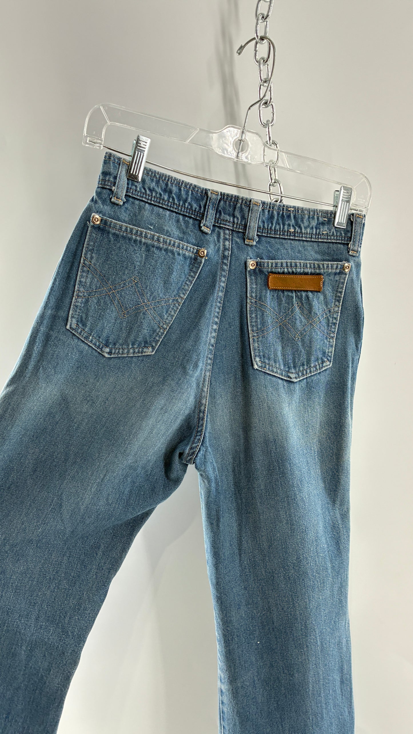 Vintage Oscar de la Renta Light Wash Straight Leg Jeans (10)