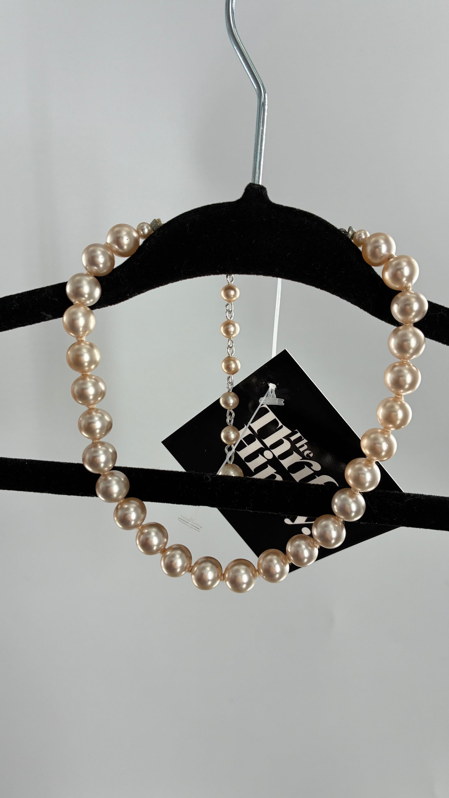 Vintage Pearl Choker Necklace