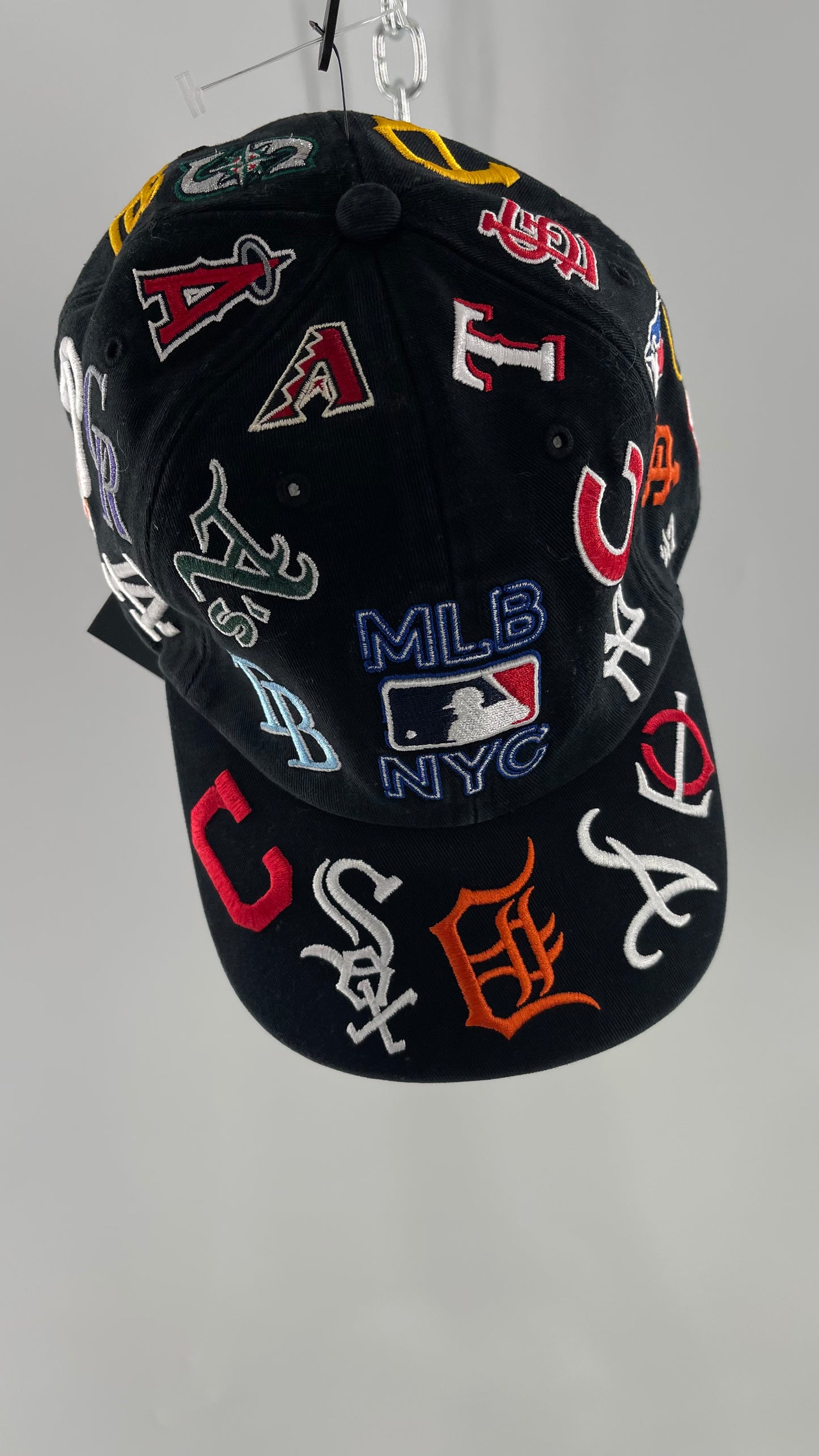 MLB Black Logo Baseball Hat