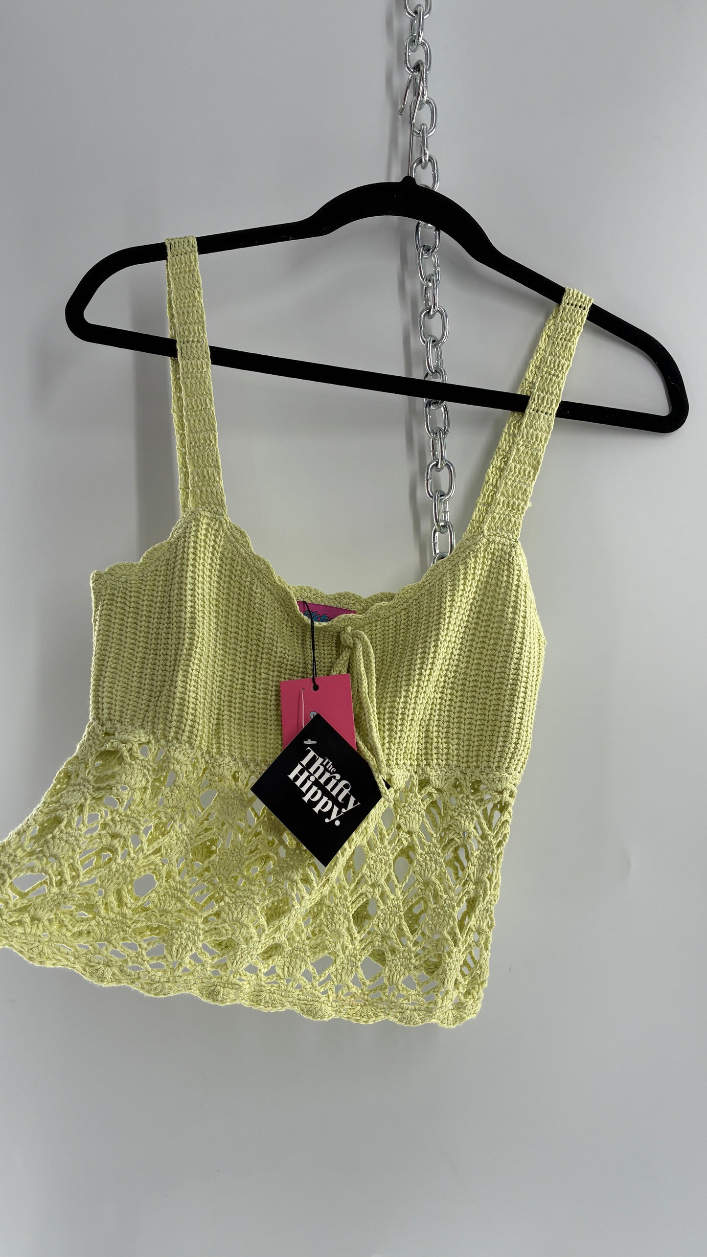 EDIKTED Green Knit Camisole with Tags Attached(XS)