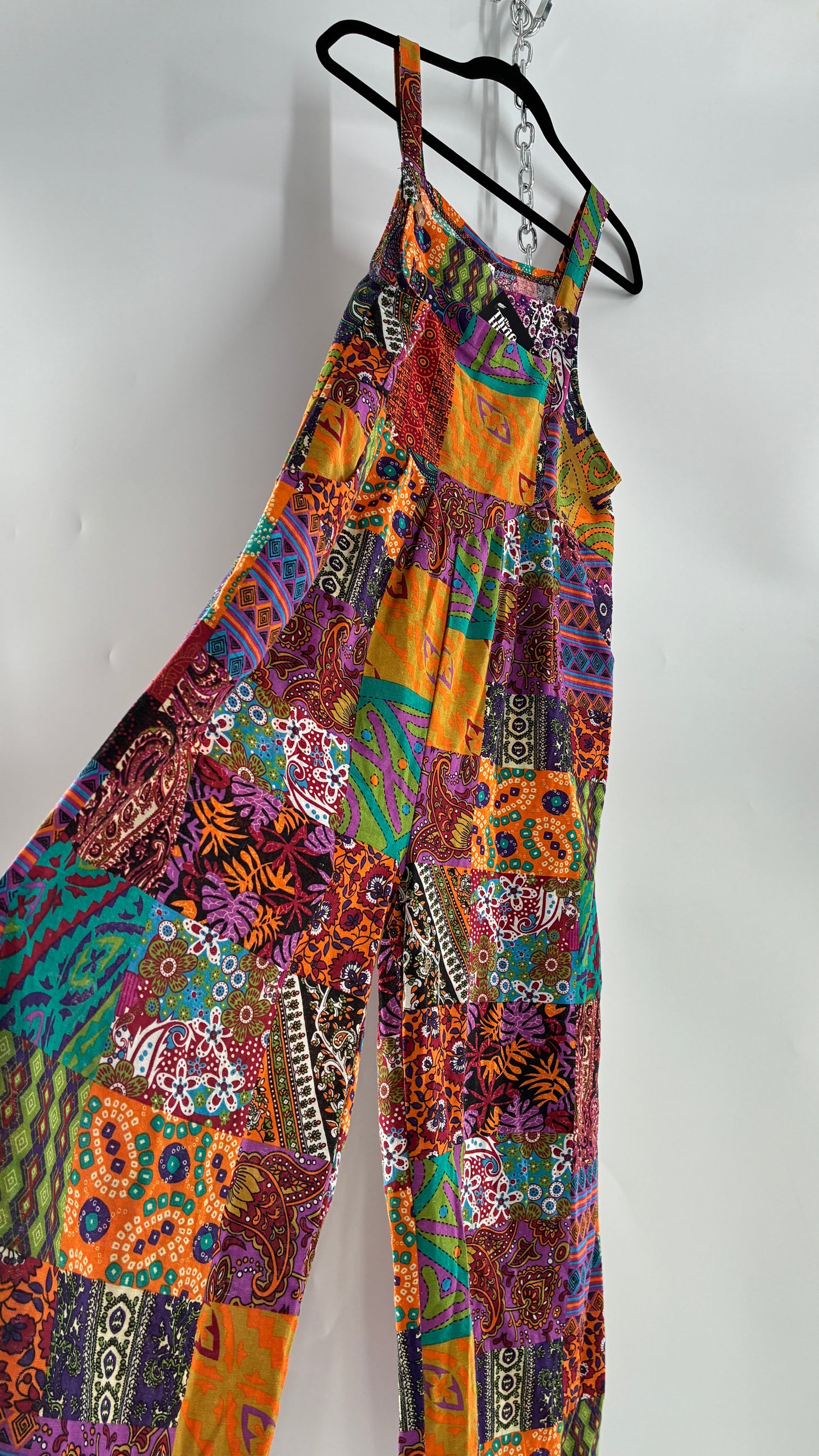 Vintage Patchwork Jumpsuit (Medium)