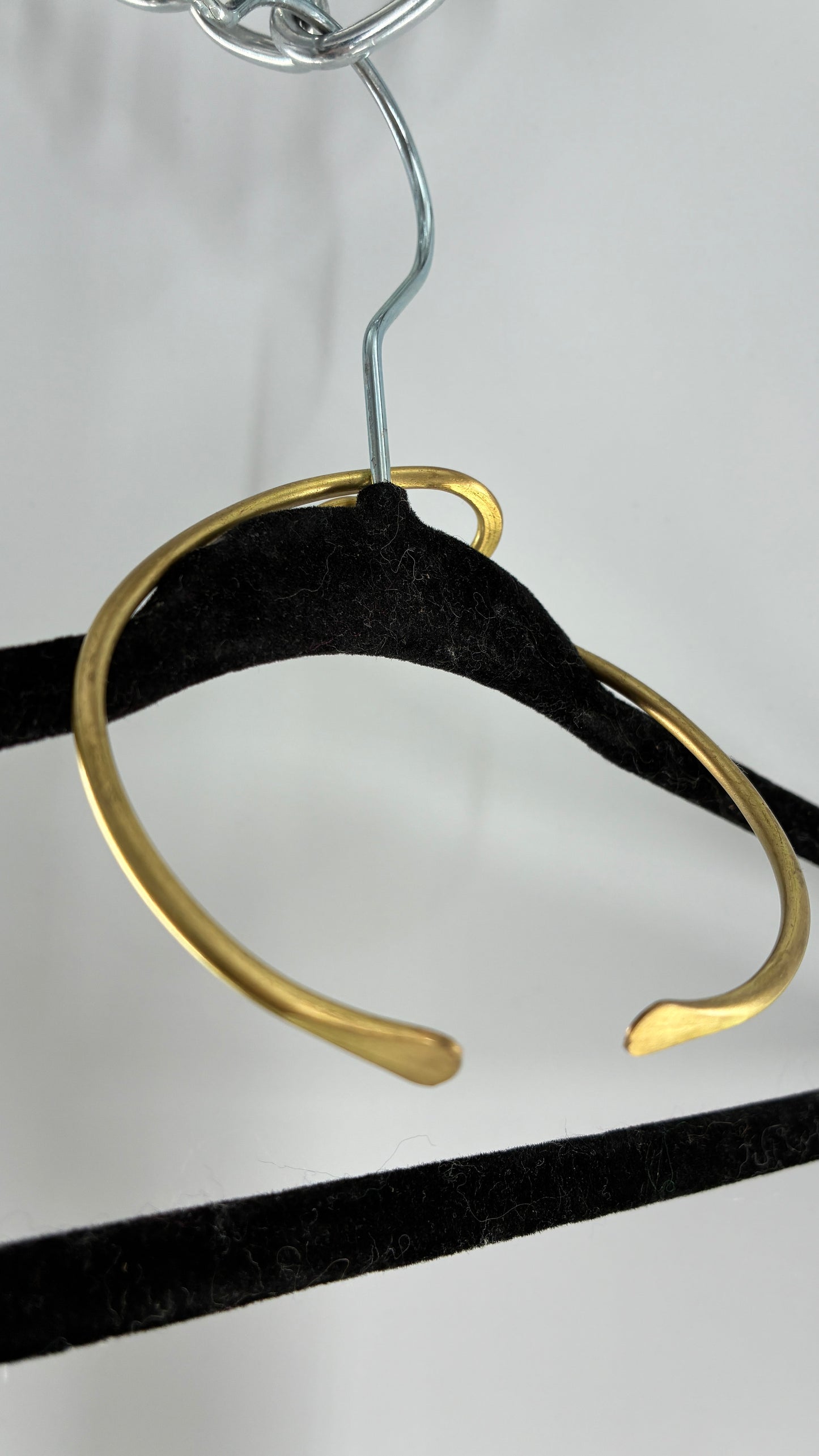 Gold Hammered Choker / Arm Cuff