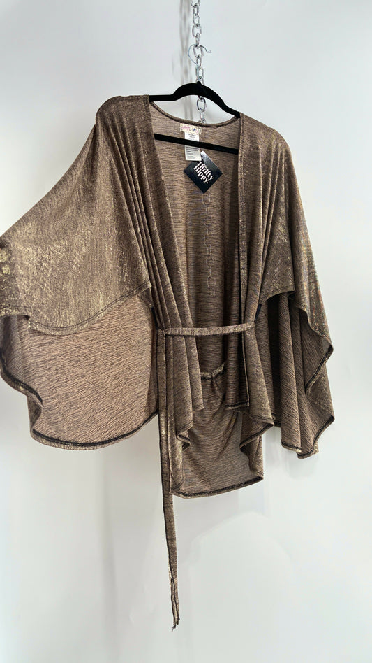 Free People Multi Metal Tone Cape (One Size)