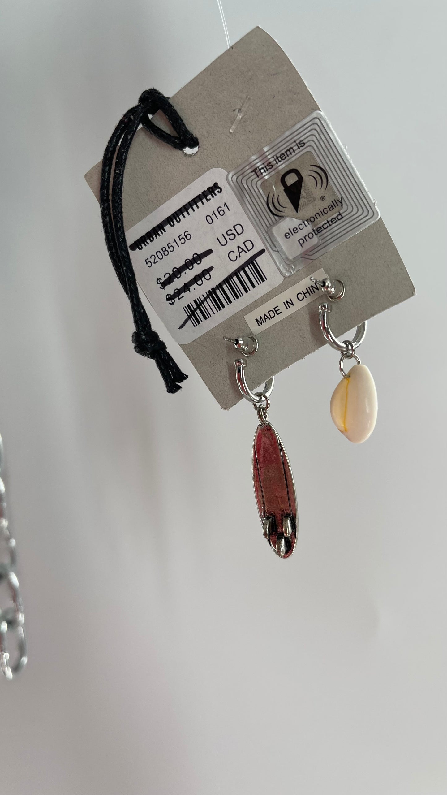 Urban Outfitters Surf Scene Shell and Surfboard Earring