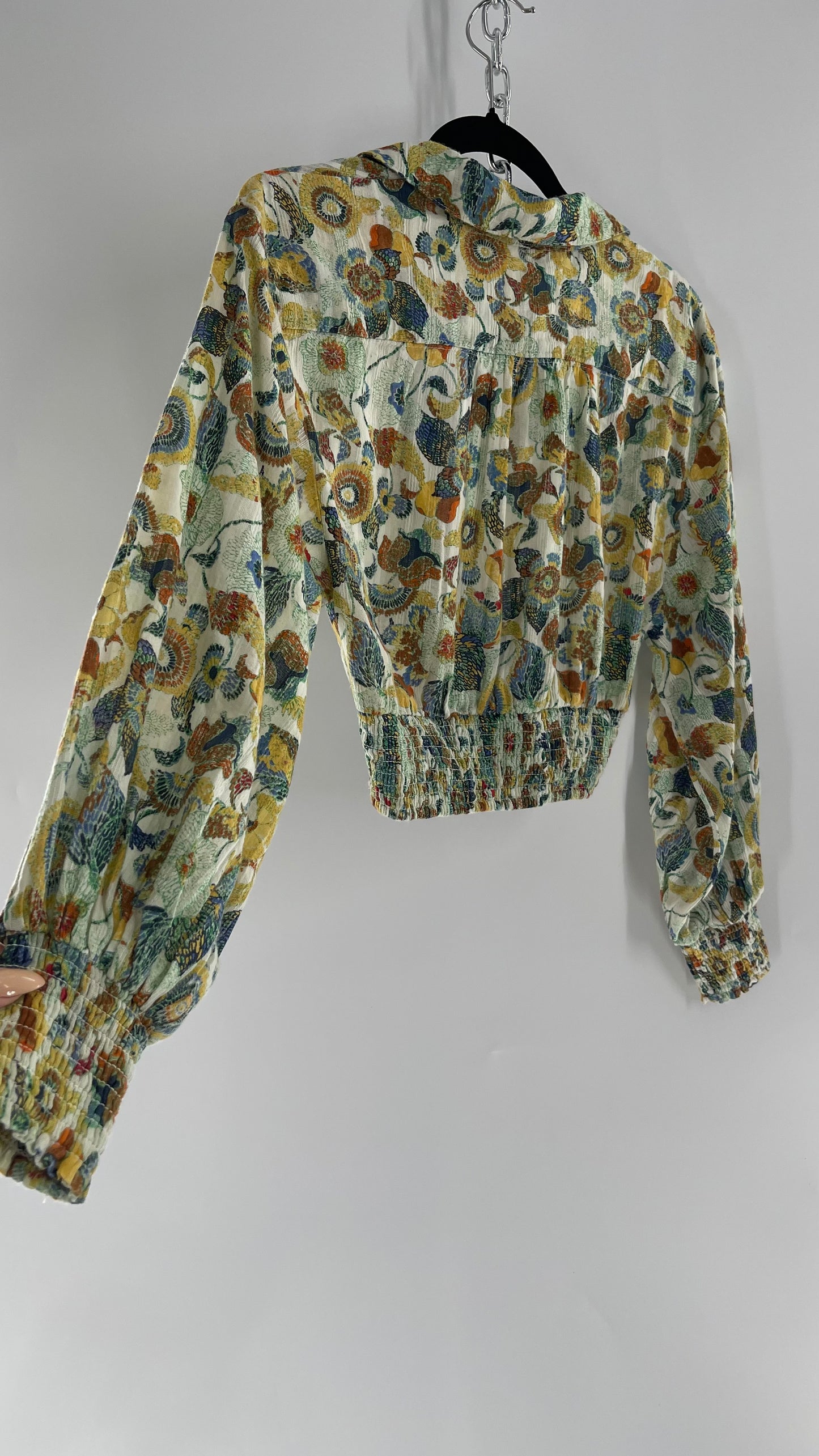 Anthropologie Collared Crop (XXS)