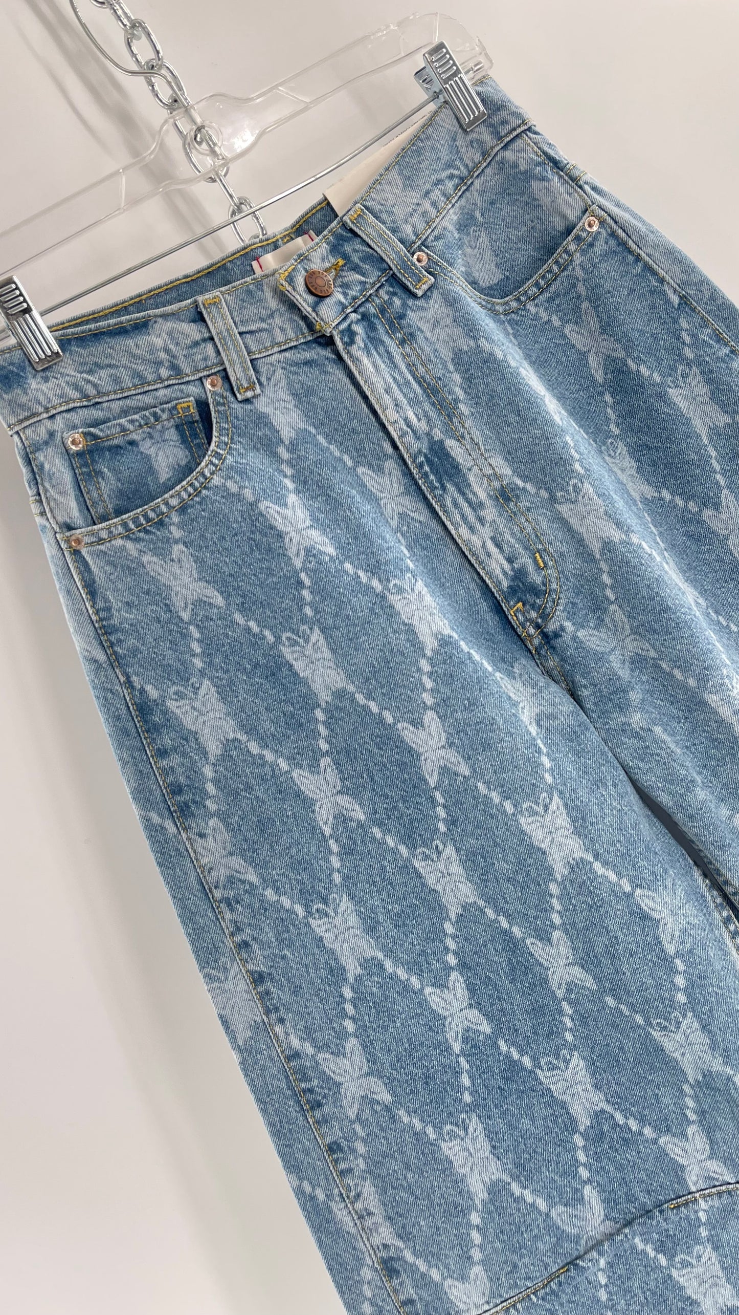 BDG Baggy Bleached Butterfly Jeans with Tags Attached (27)