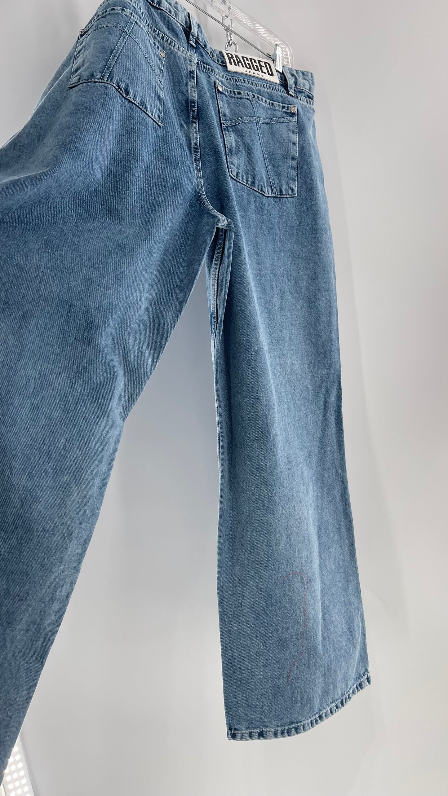 Ragged Priest Light Wash Straight Leg Jeans (36)