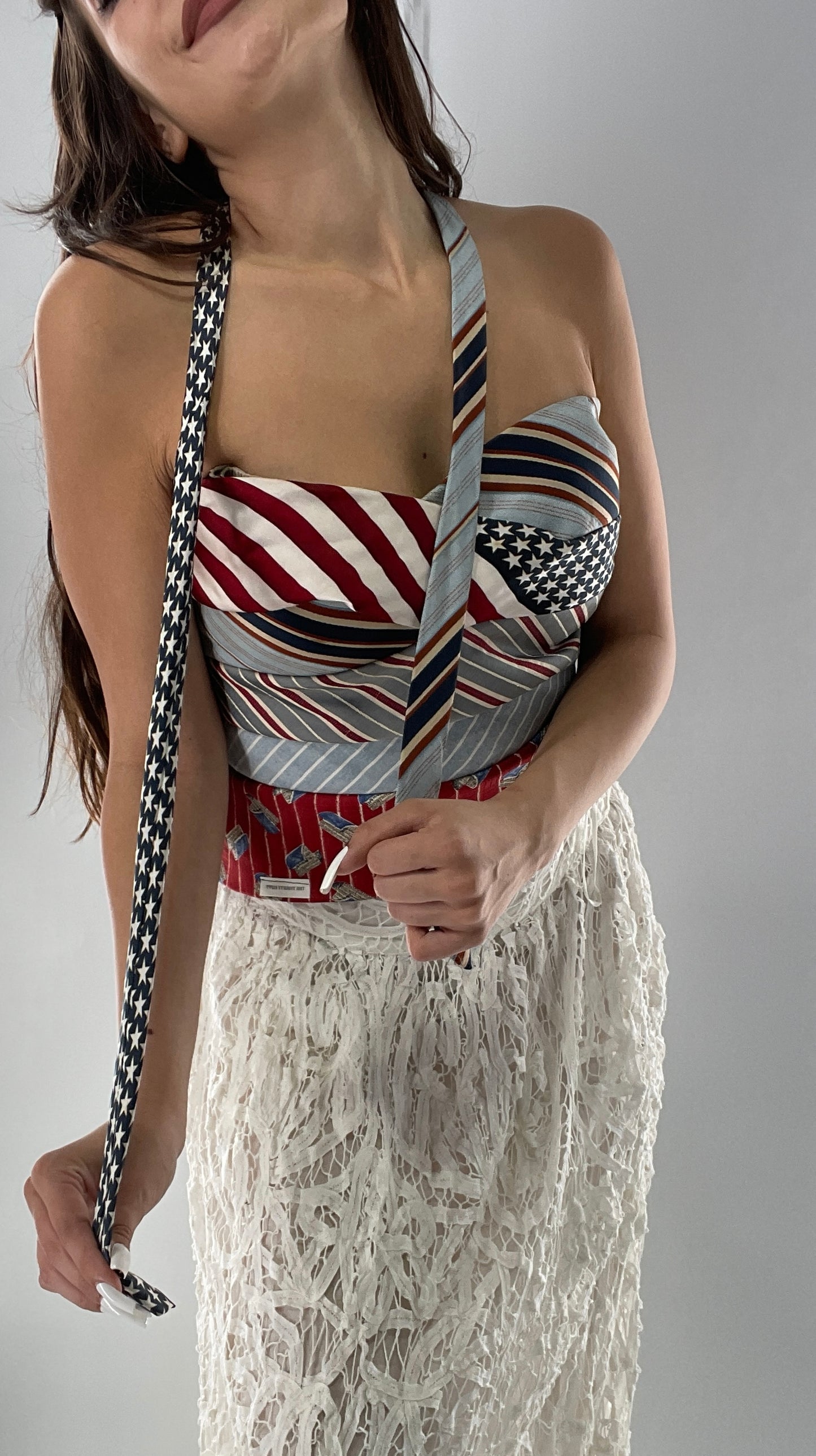 All Tied Up Custom Fourth of July (One Size)