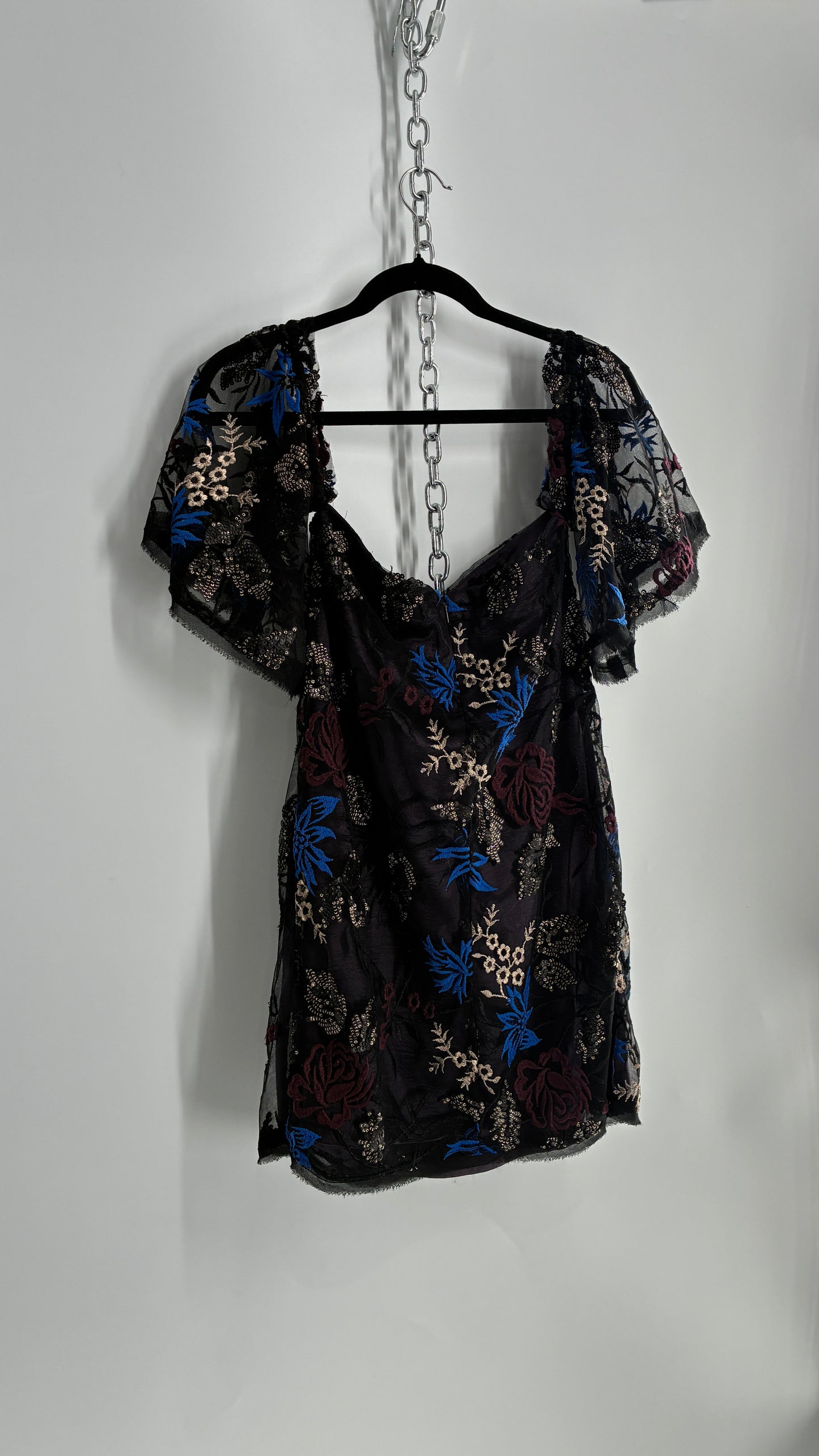 Urban Outfitters Embroidered and Embellished Dress (Small)