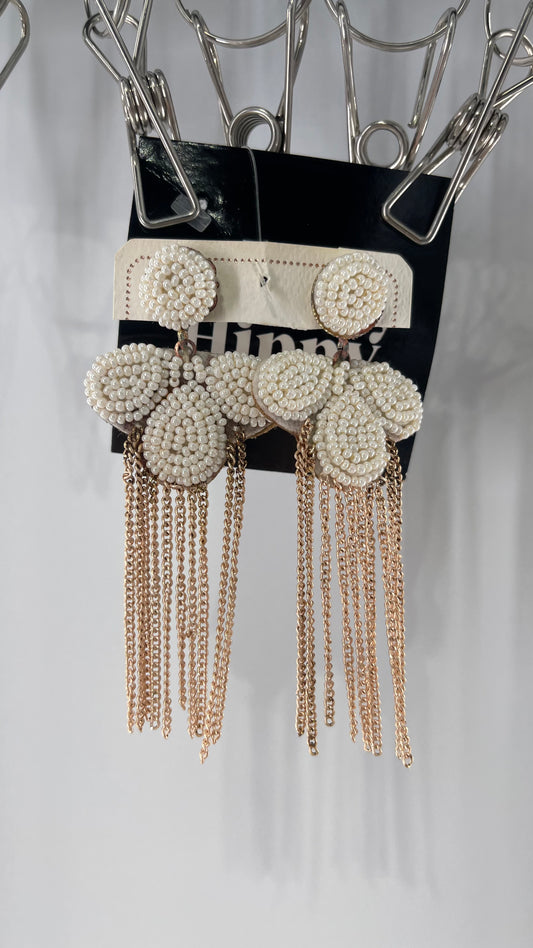 Vintage Pearl Chainlink Earring