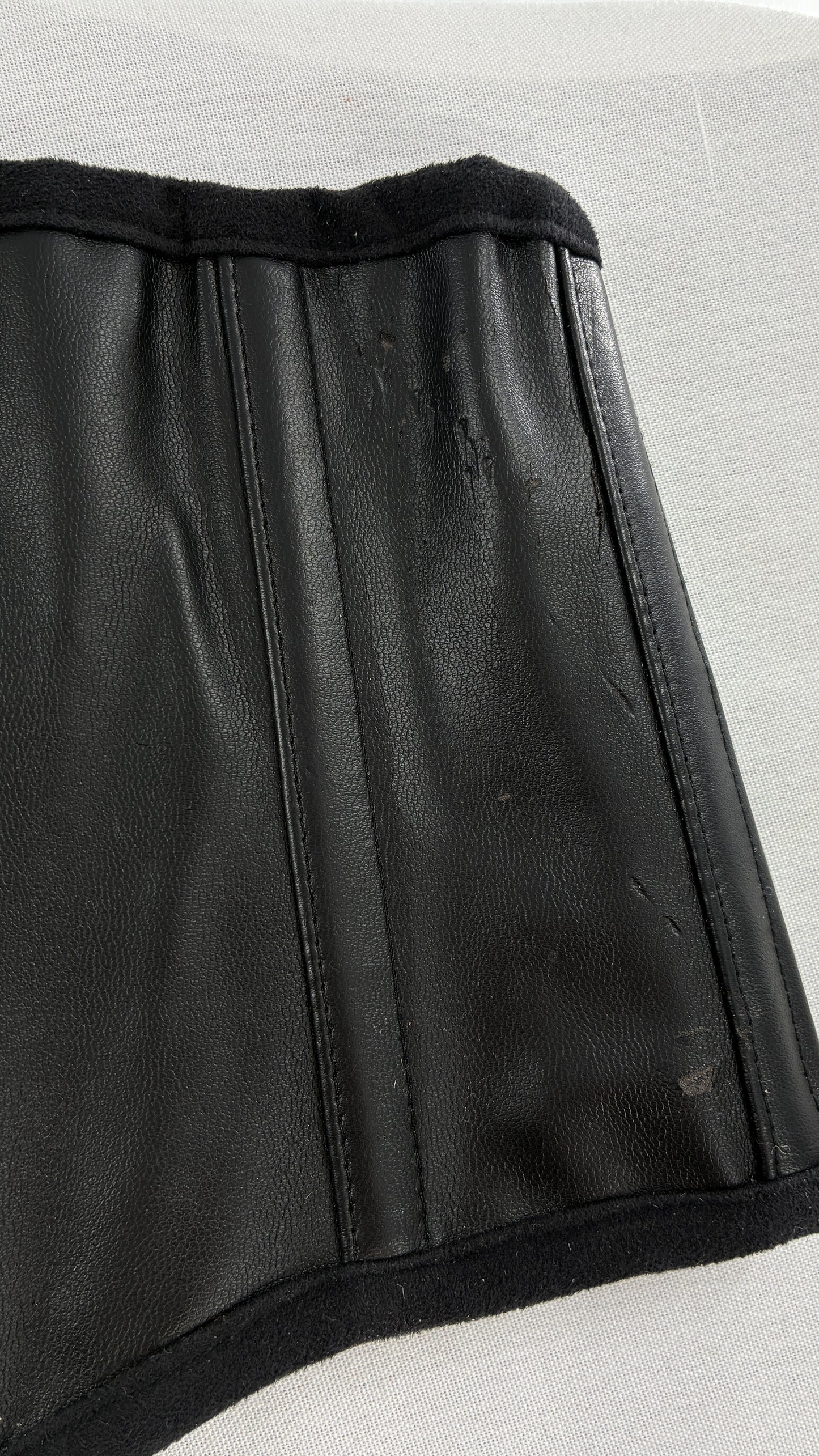 Vintage BACI Lingerie Corseted Zip Front Belt with Boning (Large)
