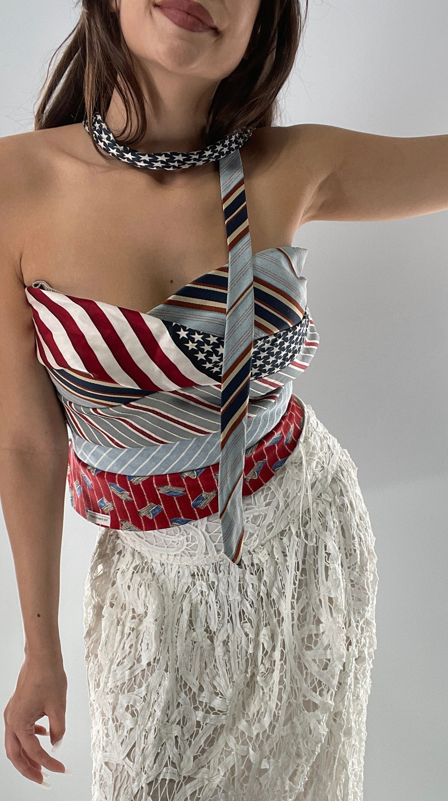 All Tied Up Custom Fourth of July (One Size)