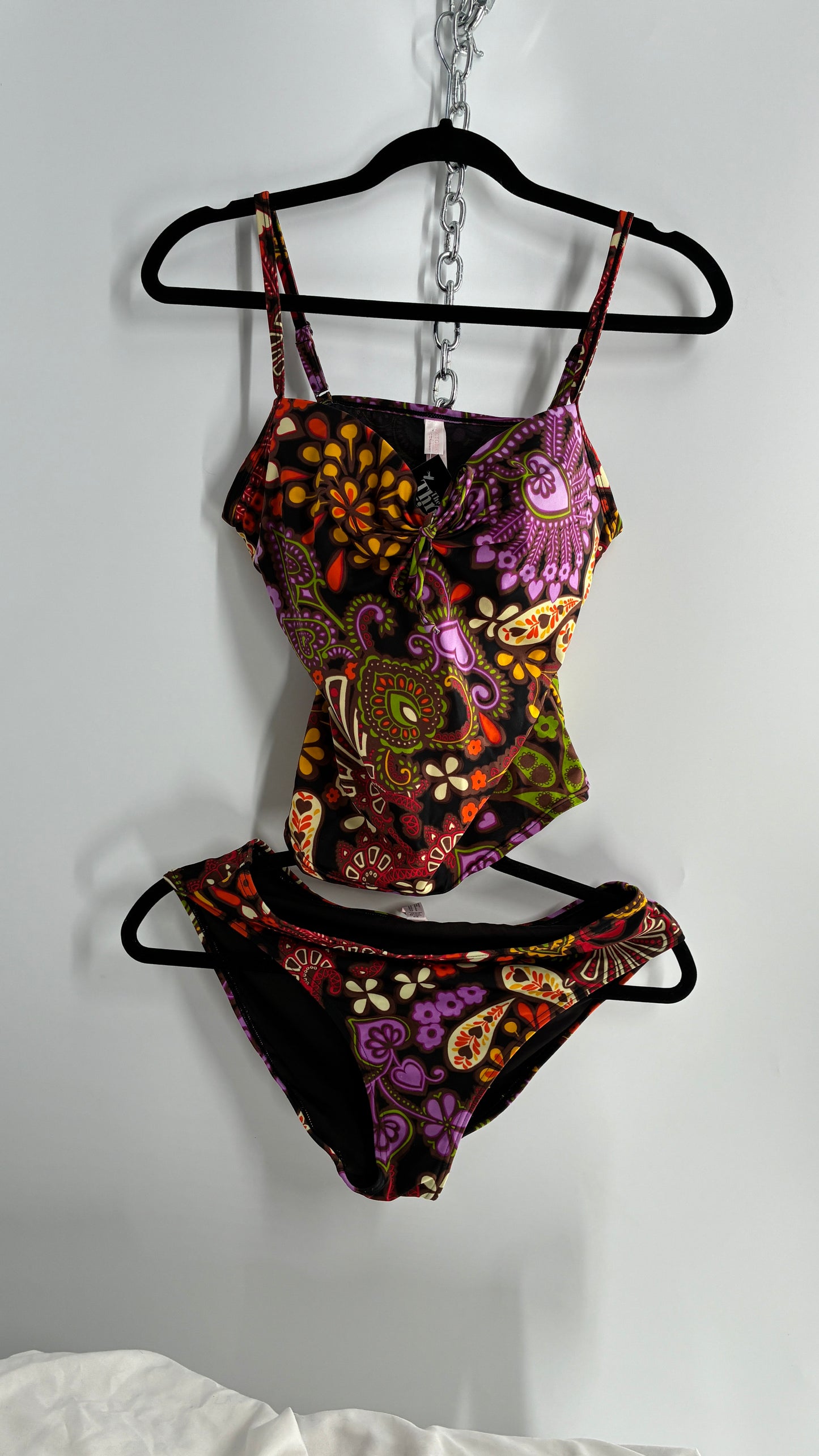 Vintage Victoria’s Secret Tankini Set with Built-In Underwire (36C, L)