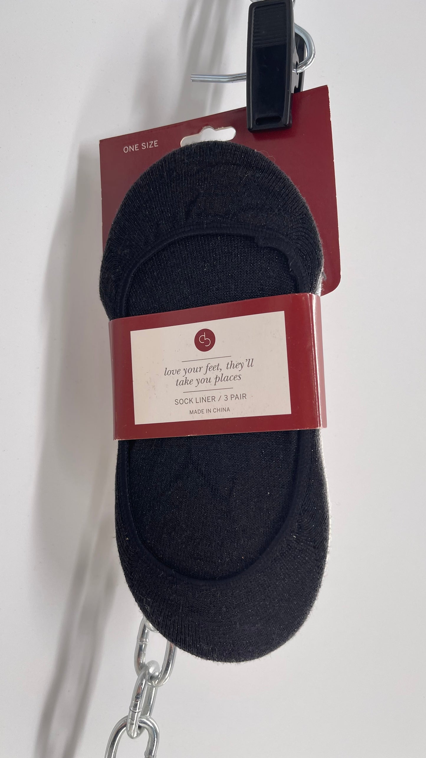 Pack of Tinsel No Show Neutral Socks