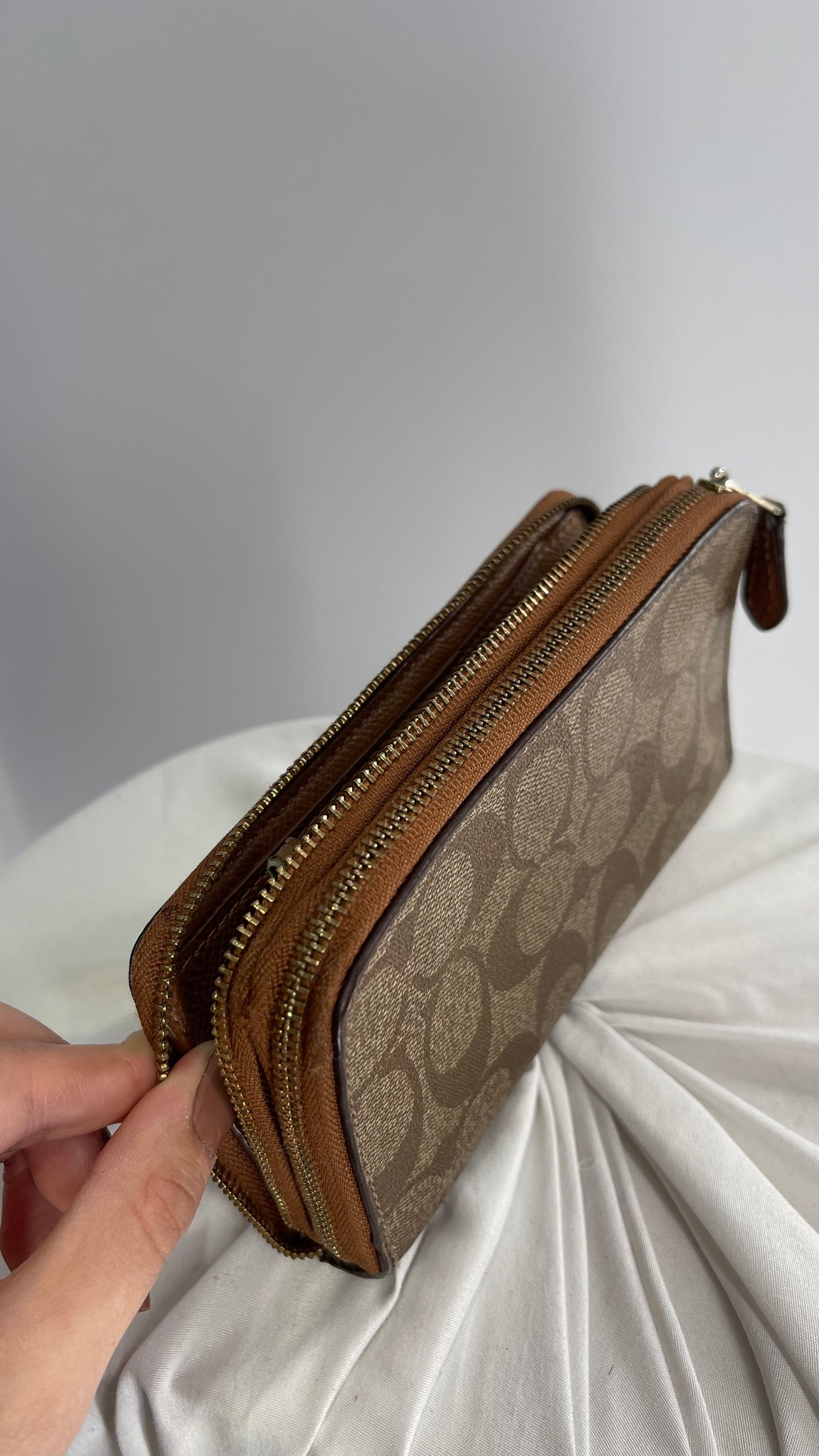 Vintage COACH Monogram Wallet