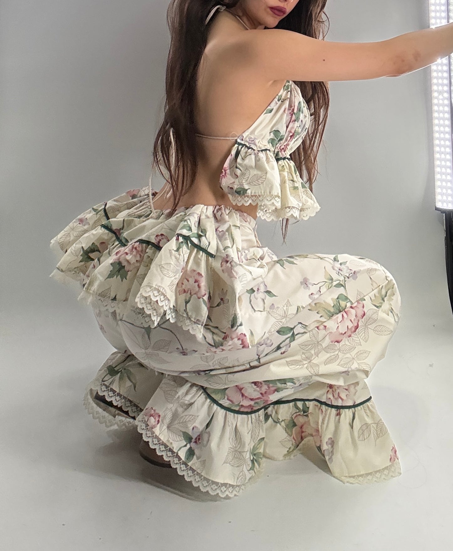 Vintage Floral Handmade Two Piece Play Set (XS-M)