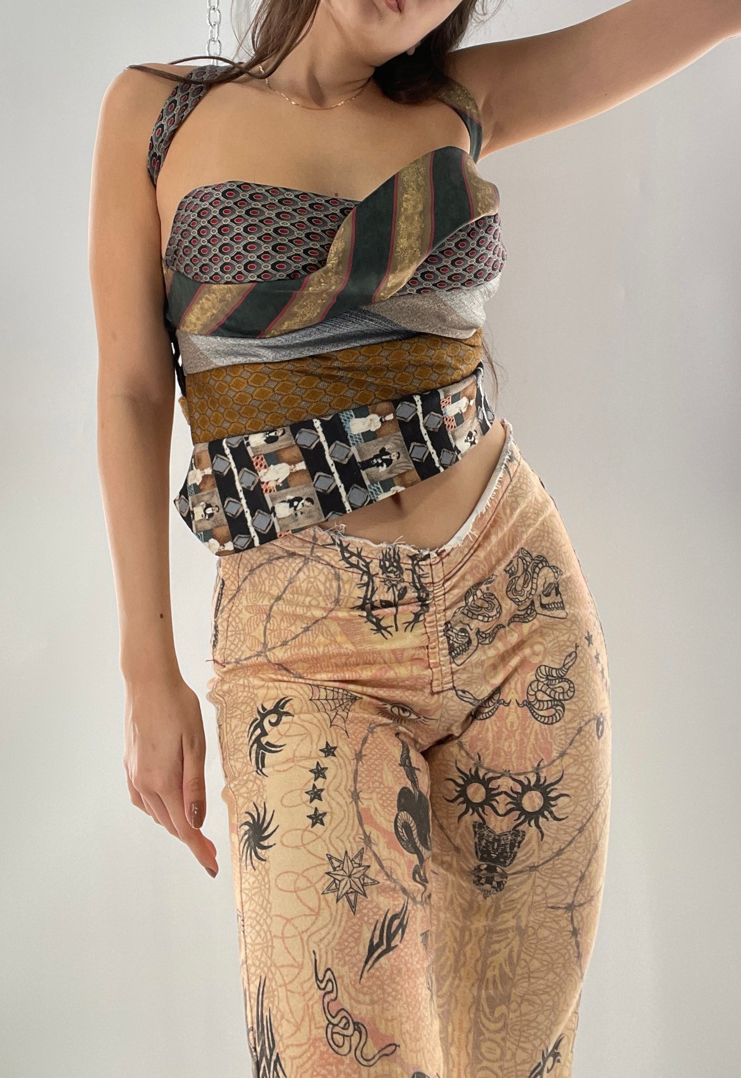 All Tied Up Custom Handmade Top (One Size)