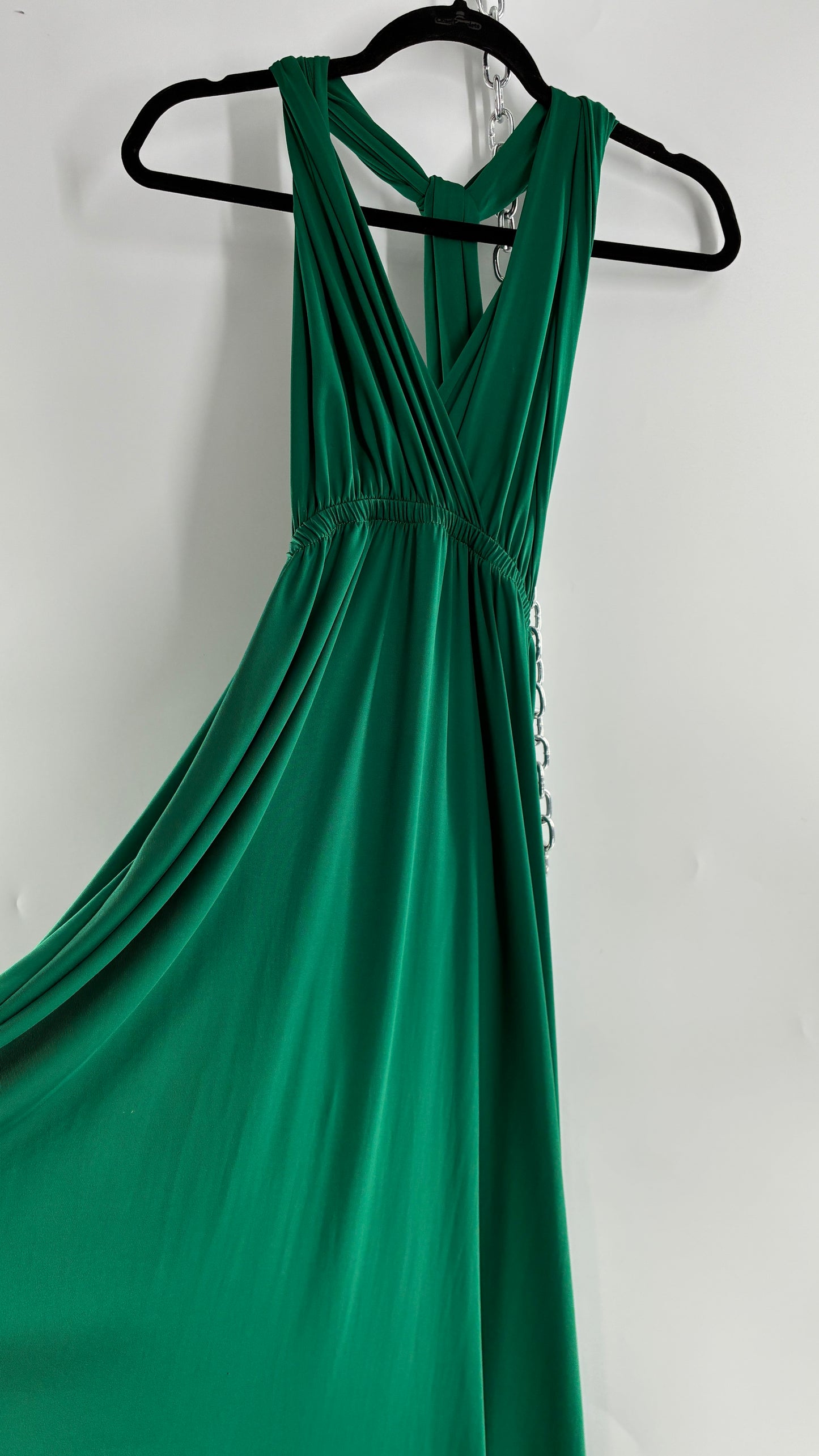 IBTOM CASTLE Forest Green Lycra Multi-Way Convertible Maxi (S)