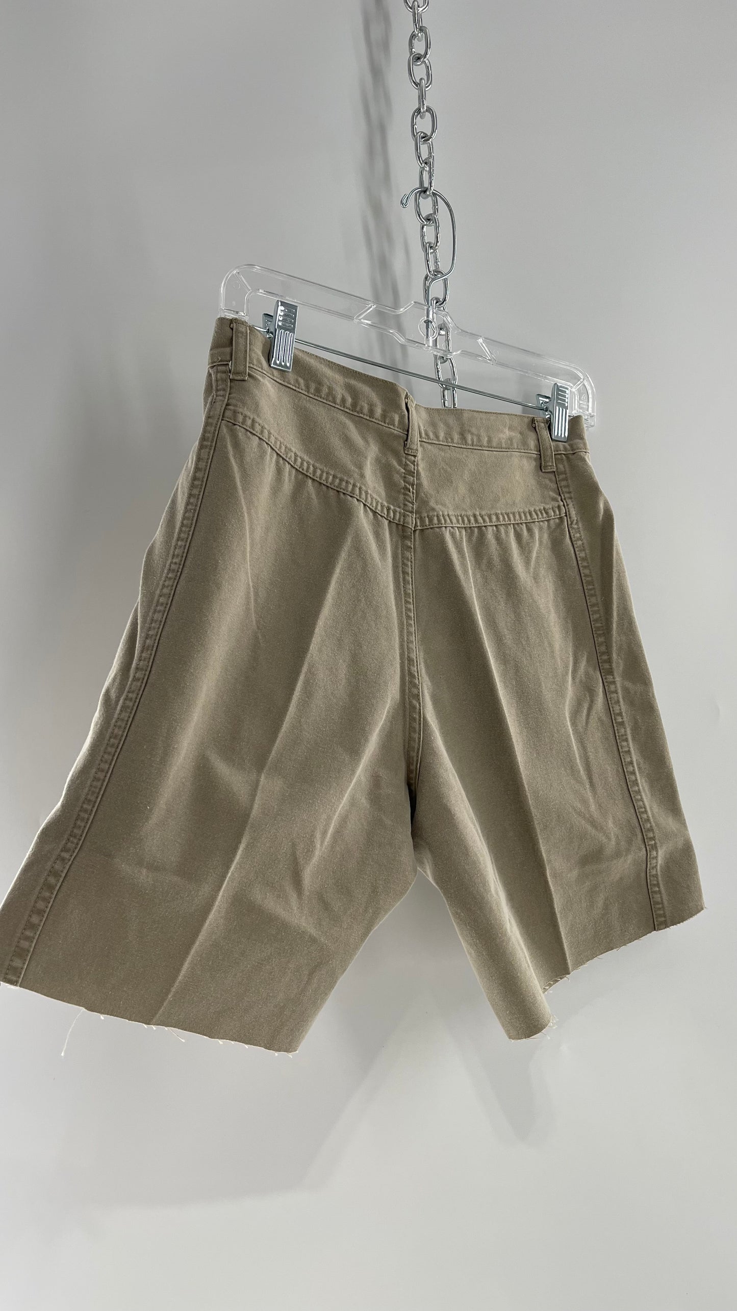 Vintage Bridgewater Trading Company High Waisted Khaki Short with Pleating (11)