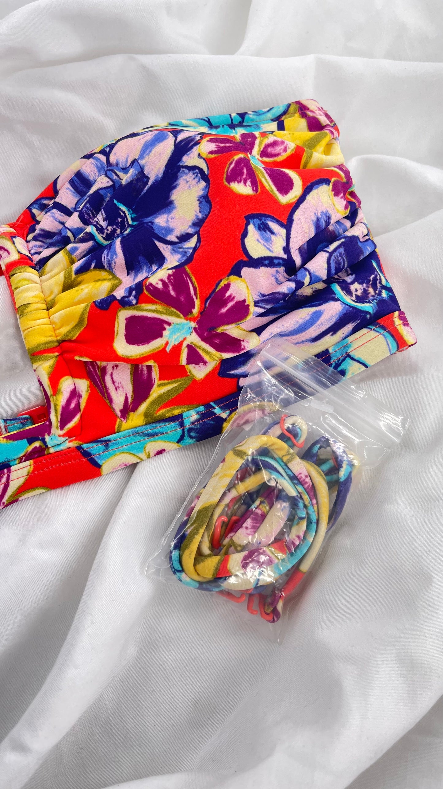 Urban Outfitters Out From Under Tropical Floral Swim Top (Small)