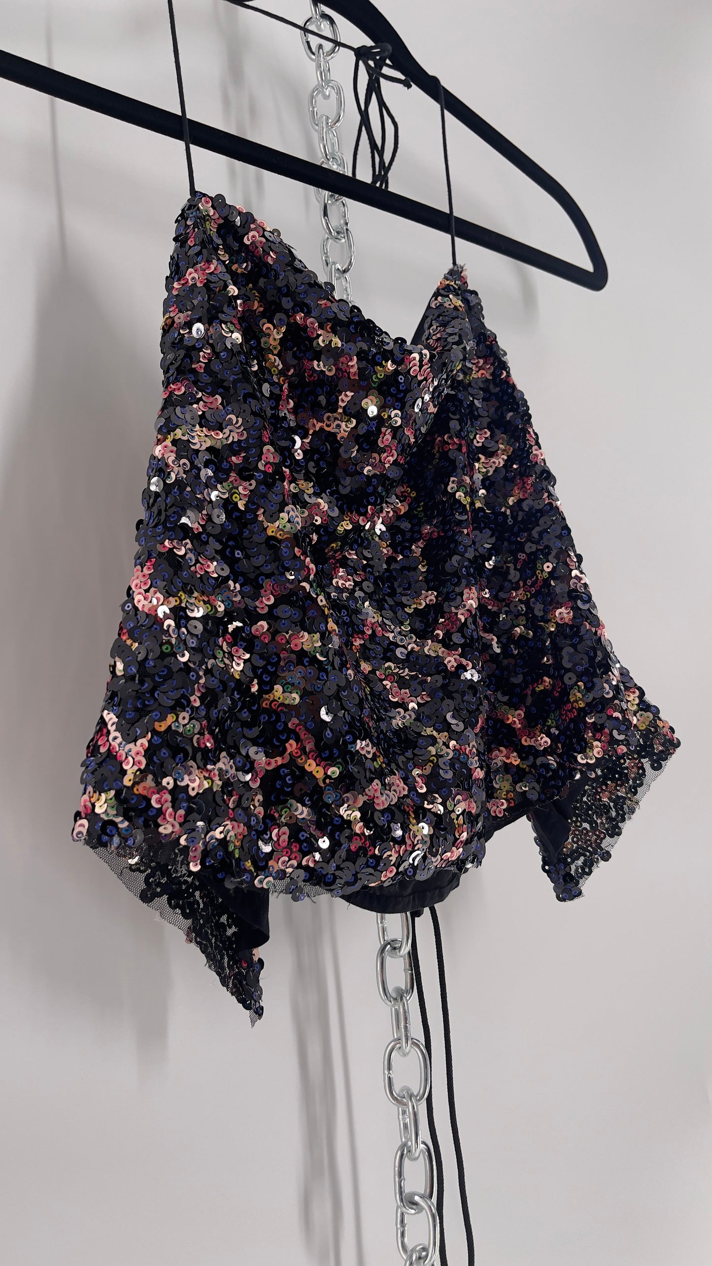Urban Outfitters Multicolored Sequin Top (Medium)