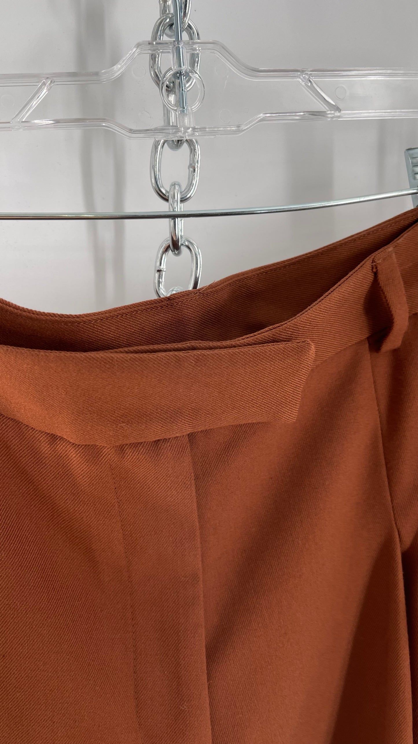 Free People Burnt Orange Wide Leg Trouser (8)
