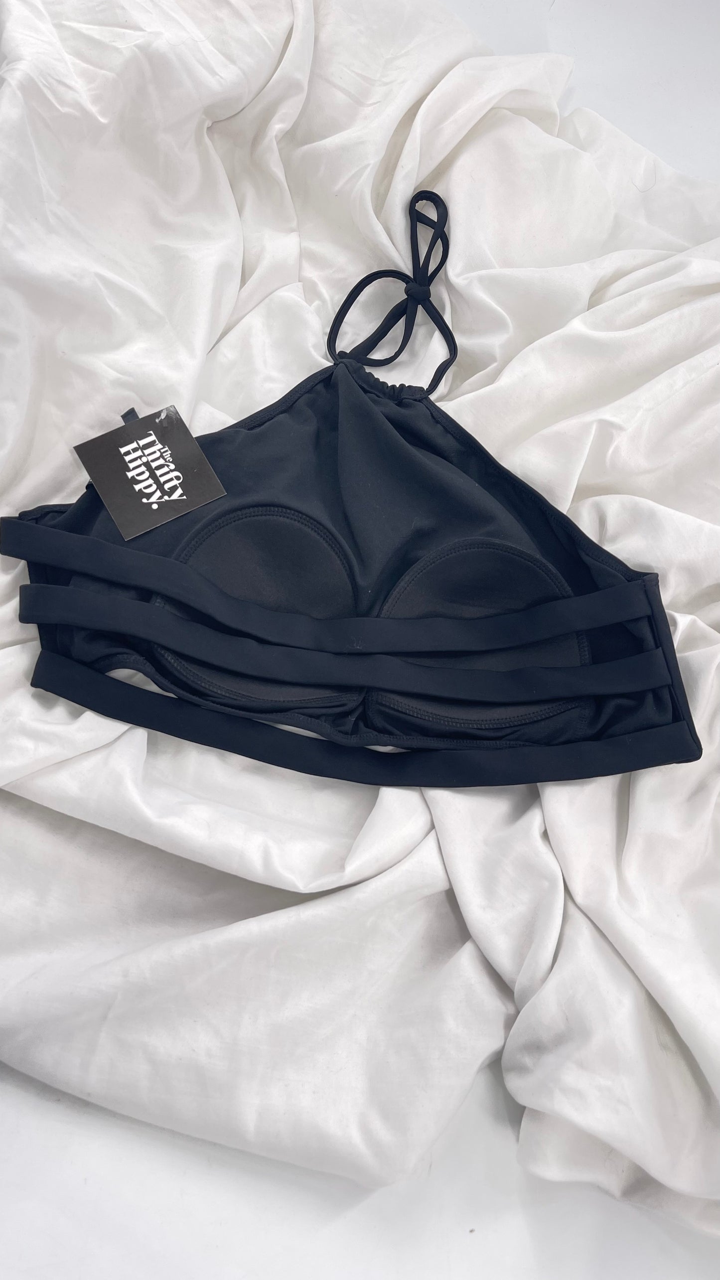 Pacsun LA Hearts Malibu Black Halter (XL)