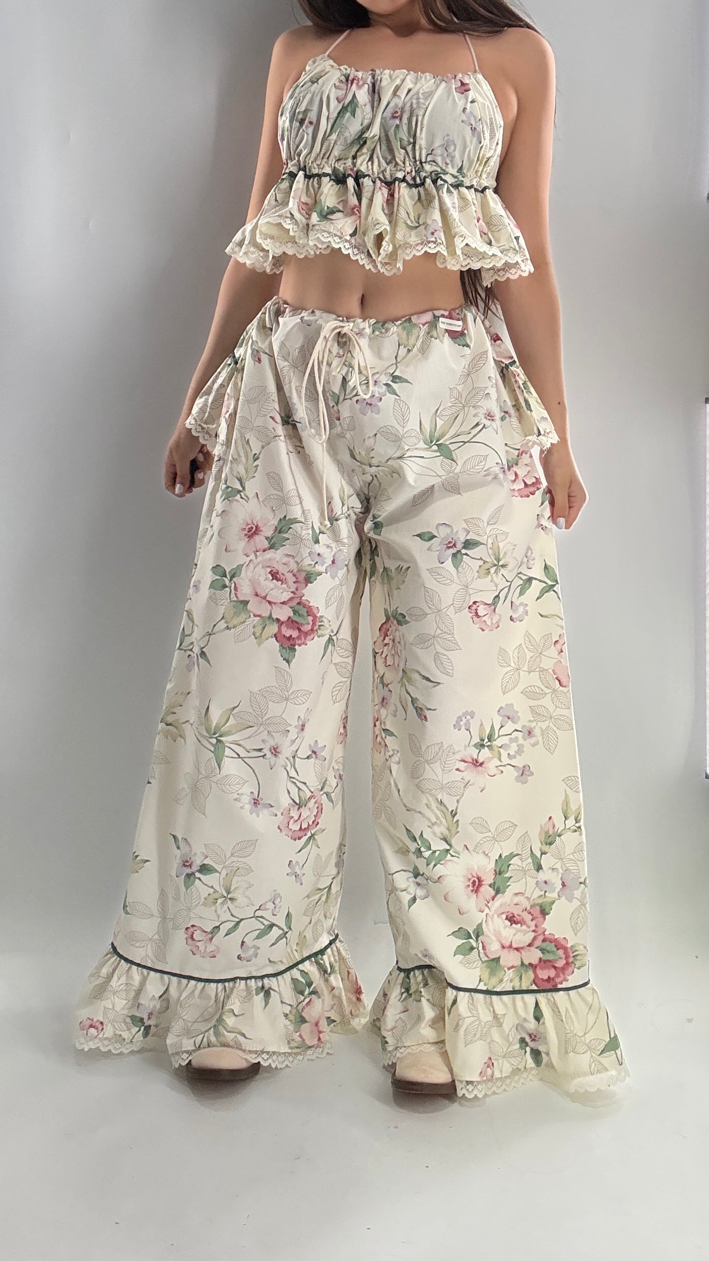 Vintage Floral Handmade Two Piece Play Set (XS-M)