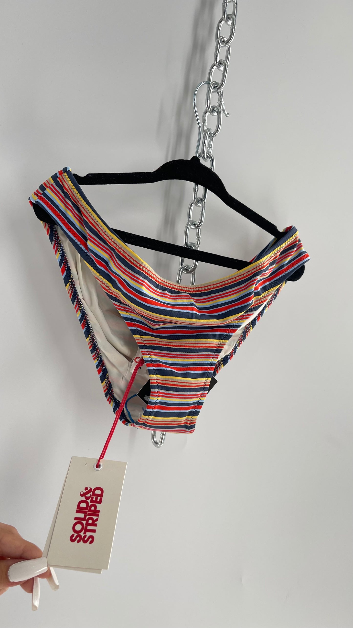 Solid & Striped Chuckee Swim Bottoms with Tags Attached (Small)