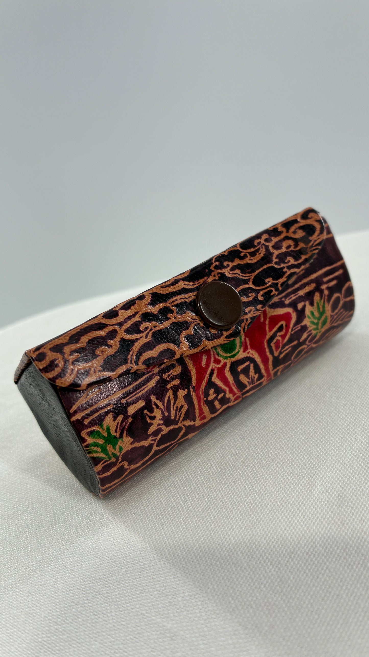 Vintage 1980s I ♥️ NEW YORK Leather Lipstick Case