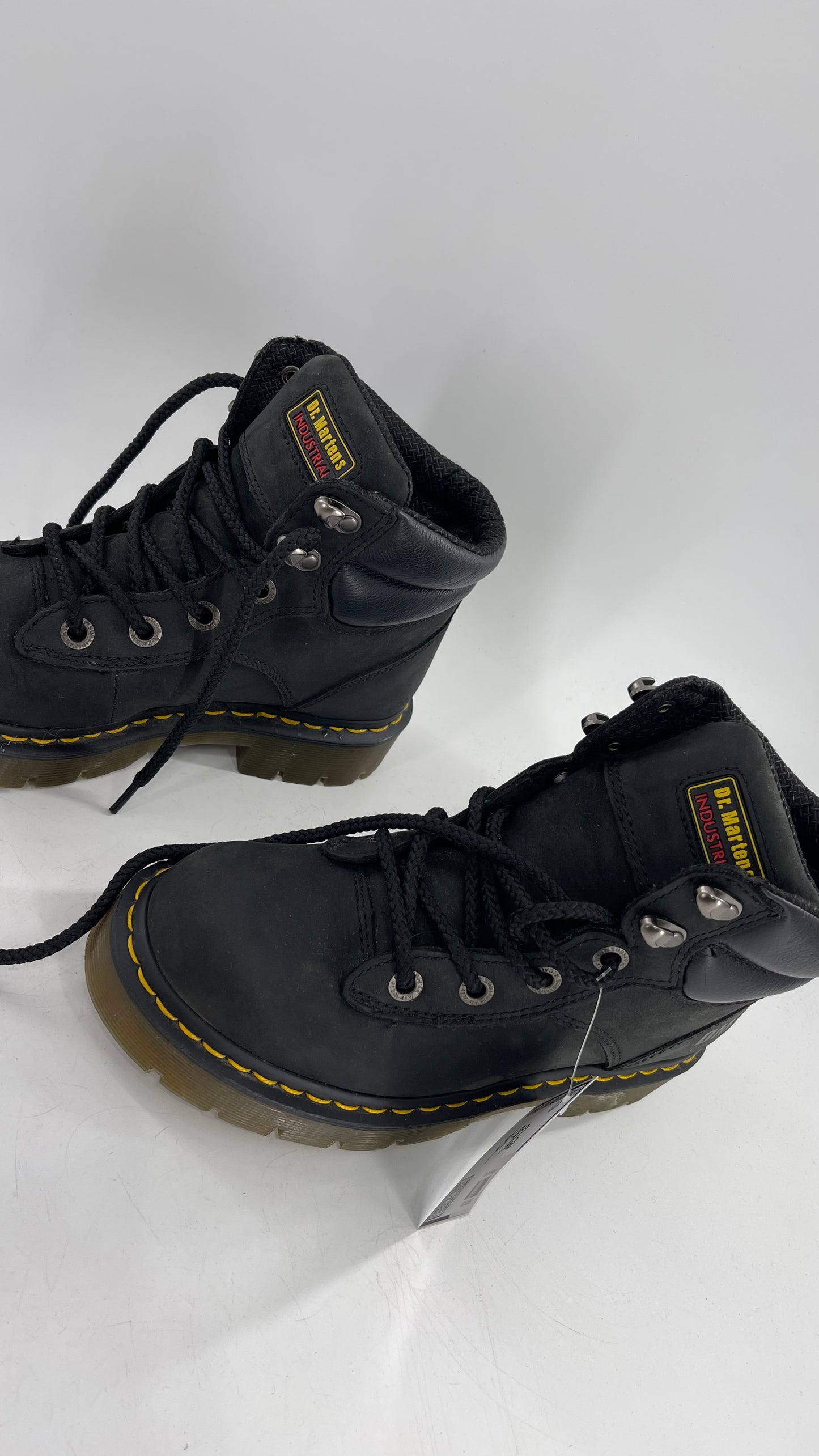 Doc Martens Industrial Black Combat Boots (6)