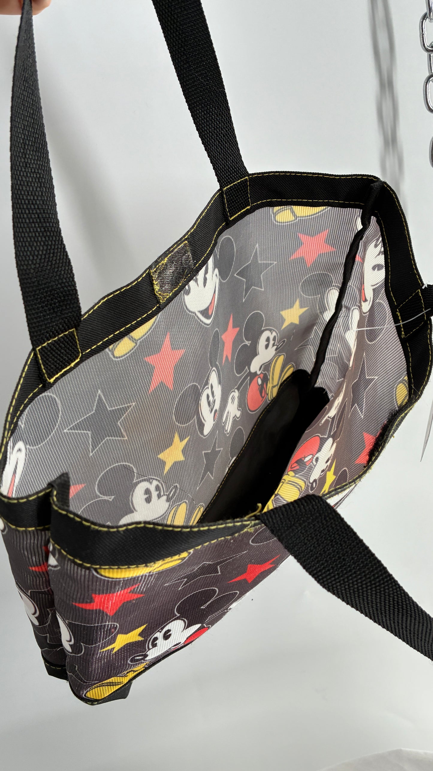 Vintage DISNEY Mickey Mouse Mesh Tote Bag