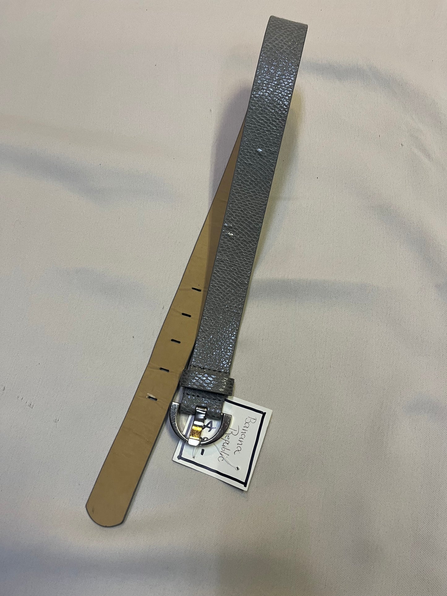 Banana Republic Grey Patterned Belt