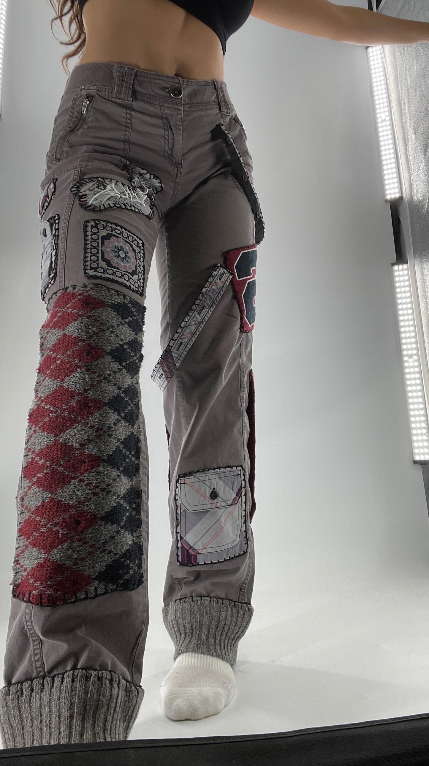 CUSTOM Handmade Patchwork Straight Legs (4)