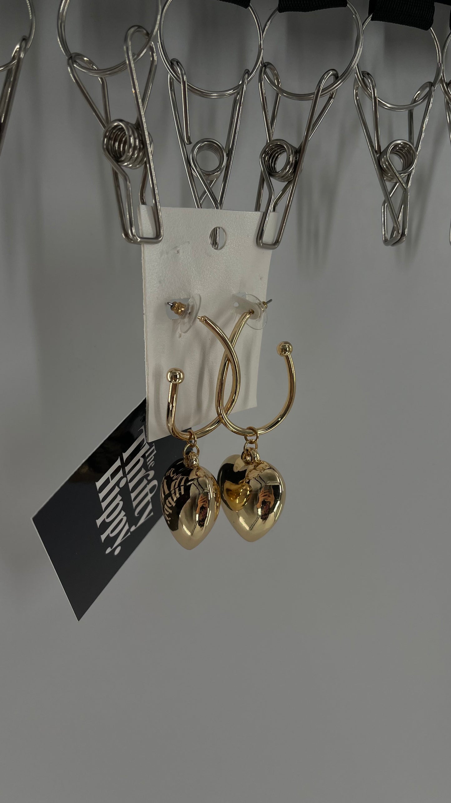 Free People Drooping Heart of Gold Earring