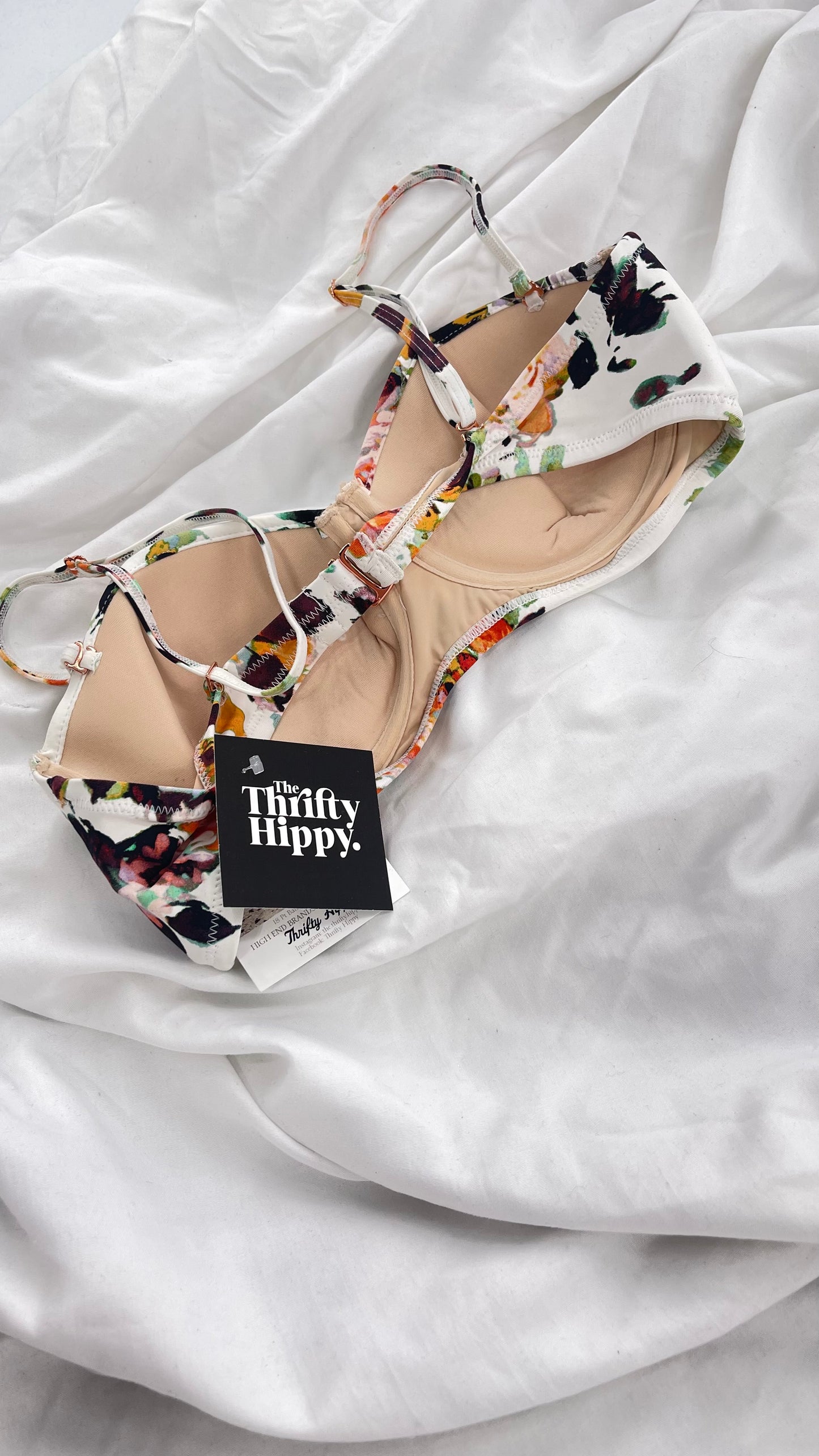 Anthropologie Sea Folly Floral Underwire Top (34D)