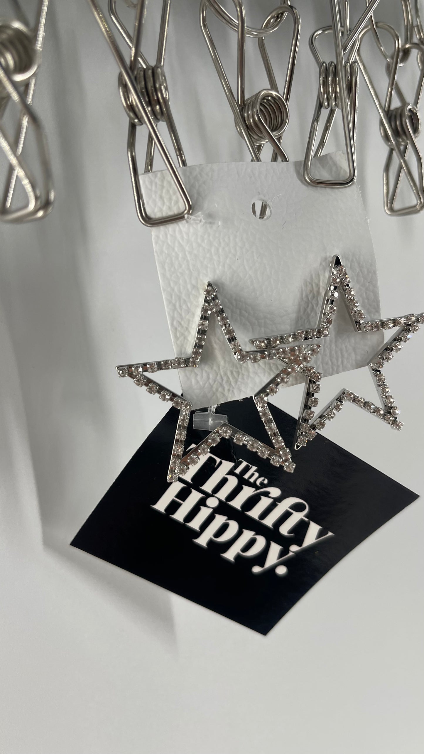 Free People Rhinestone Crystal Star Earring