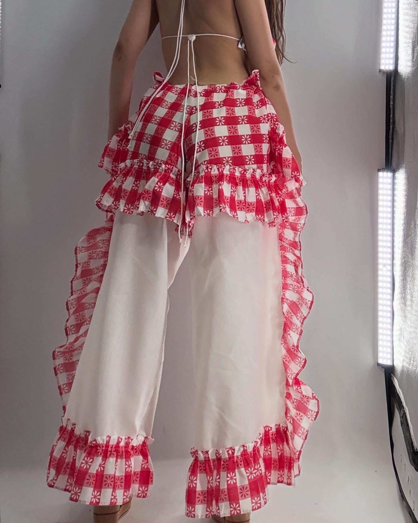 Vintage Handmade Picnic Two Piece Set (XS-M)