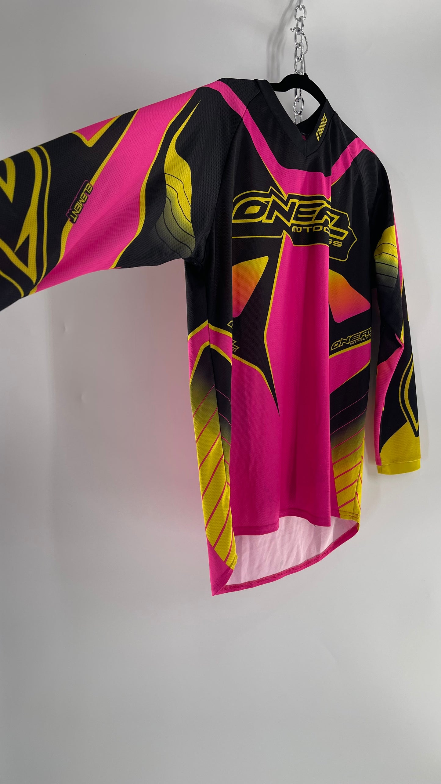 Vintage ONEAL MOTOCROSS Hot Pink Neons JERSEY (XXL)