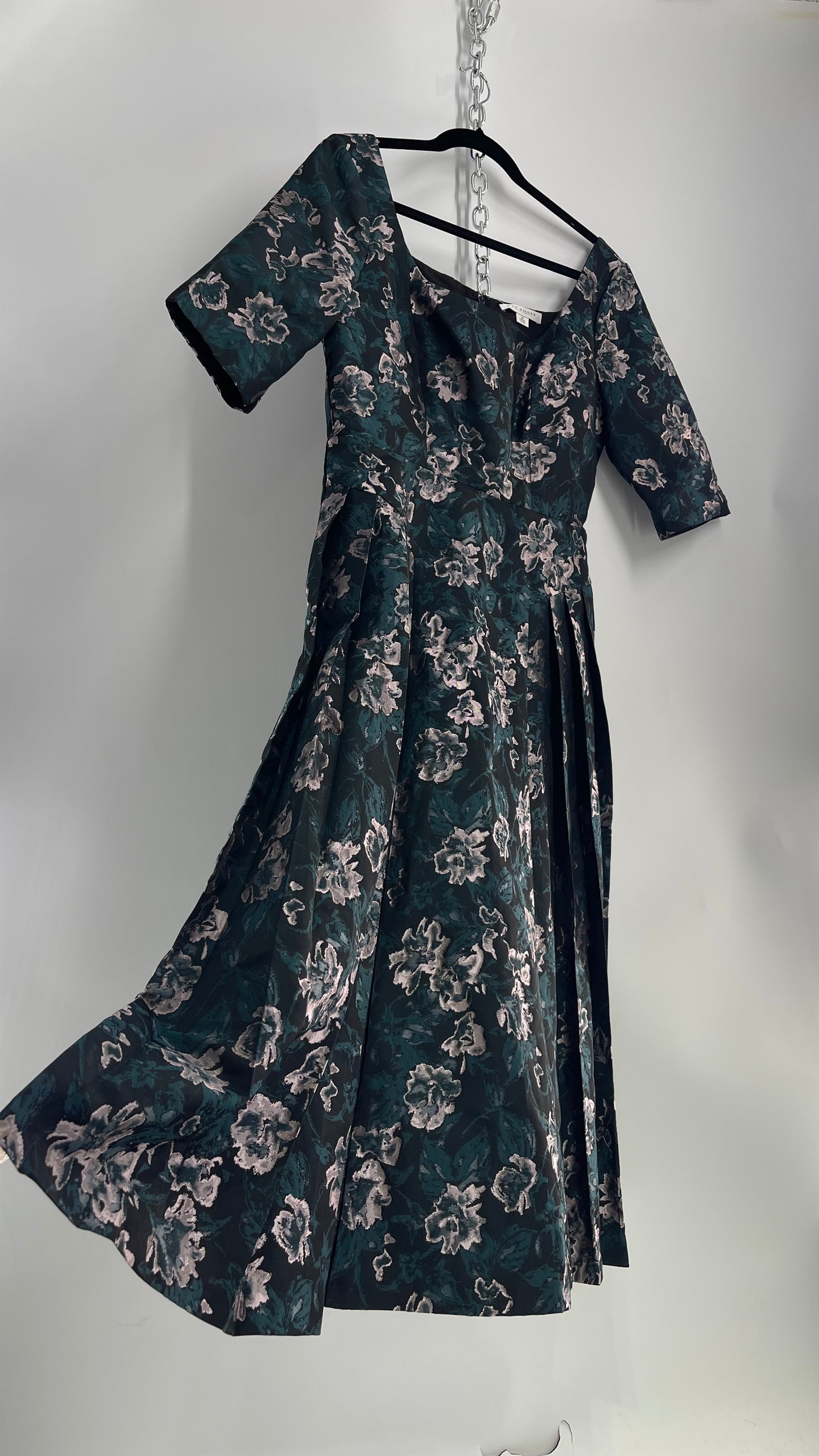 Kay Unger New York Jacquard Tapestry Dress (10)
