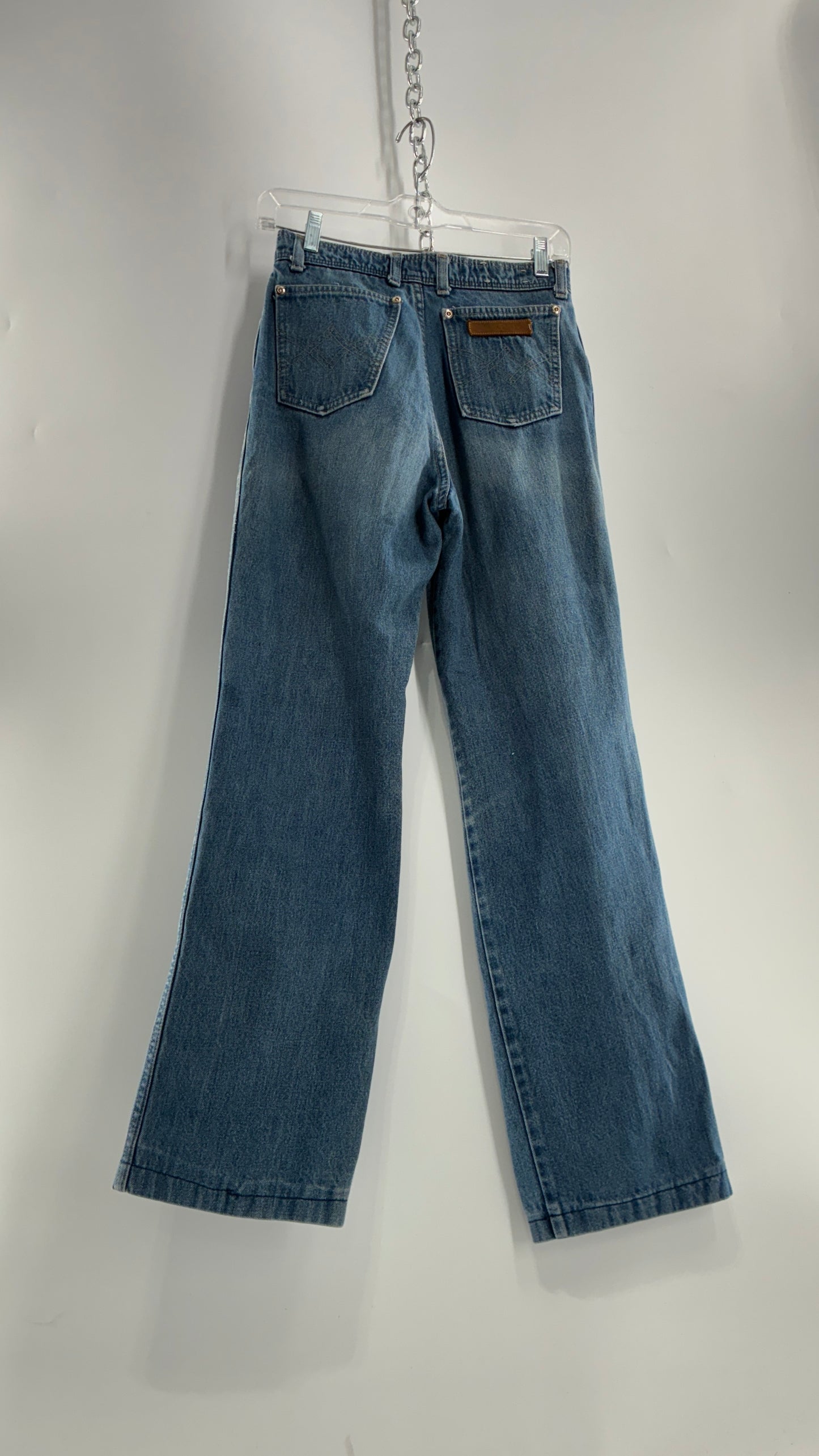 Vintage Oscar de la Renta Light Wash Straight Leg Jeans (10)