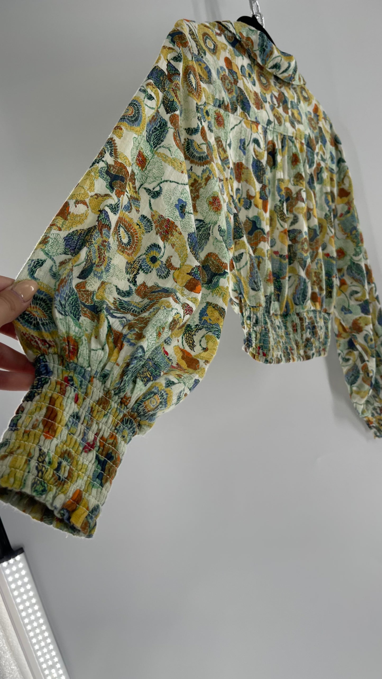 Anthropologie Collared Crop (XXS)
