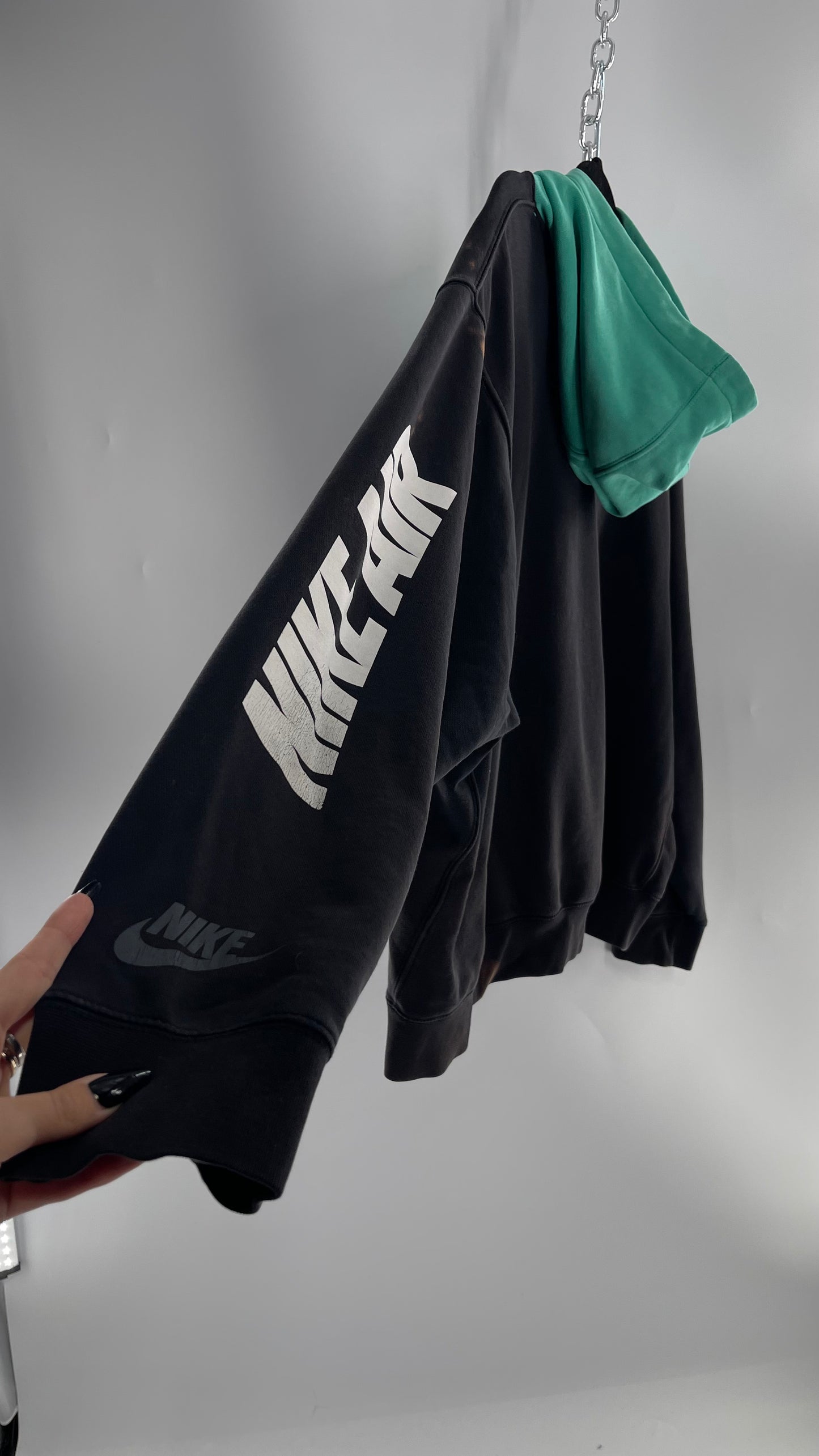 NIKE Air Color Block Nintendo Aesthetic Hoodie (XXL)