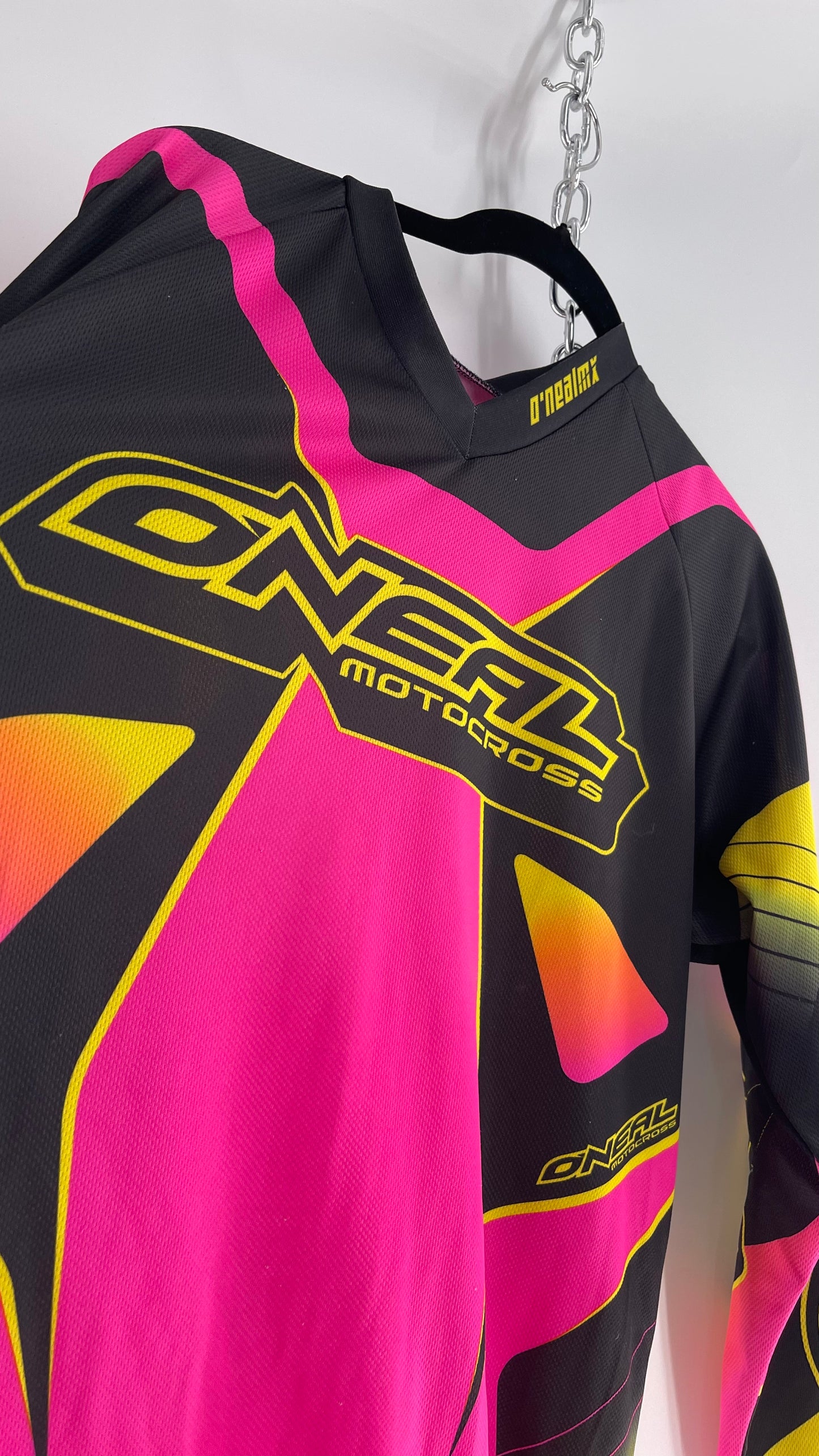 Vintage ONEAL MOTOCROSS Hot Pink Neons JERSEY (XXL)