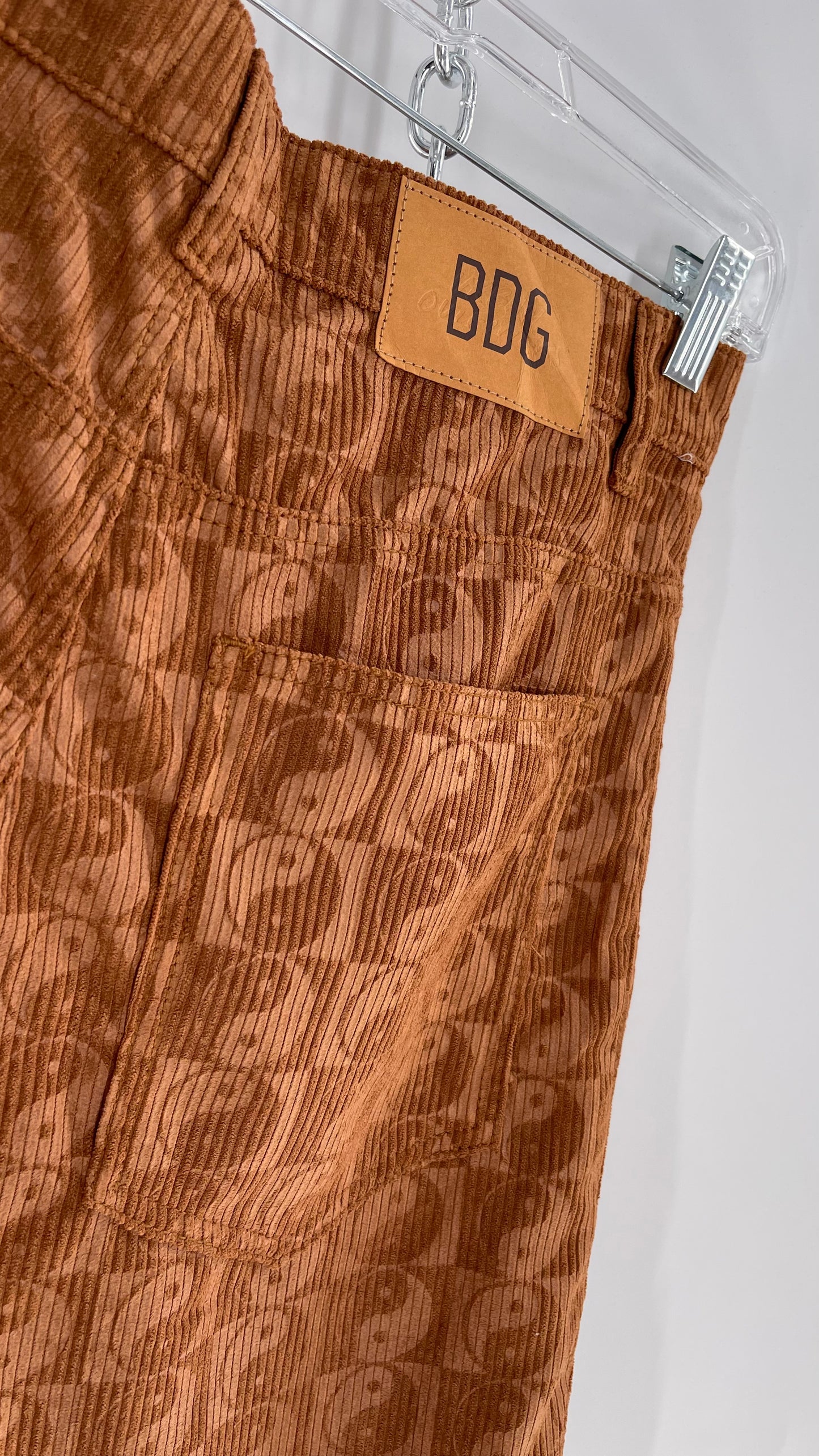 BDG Corduroy Checkered Ying Yang Straight Legs (28)