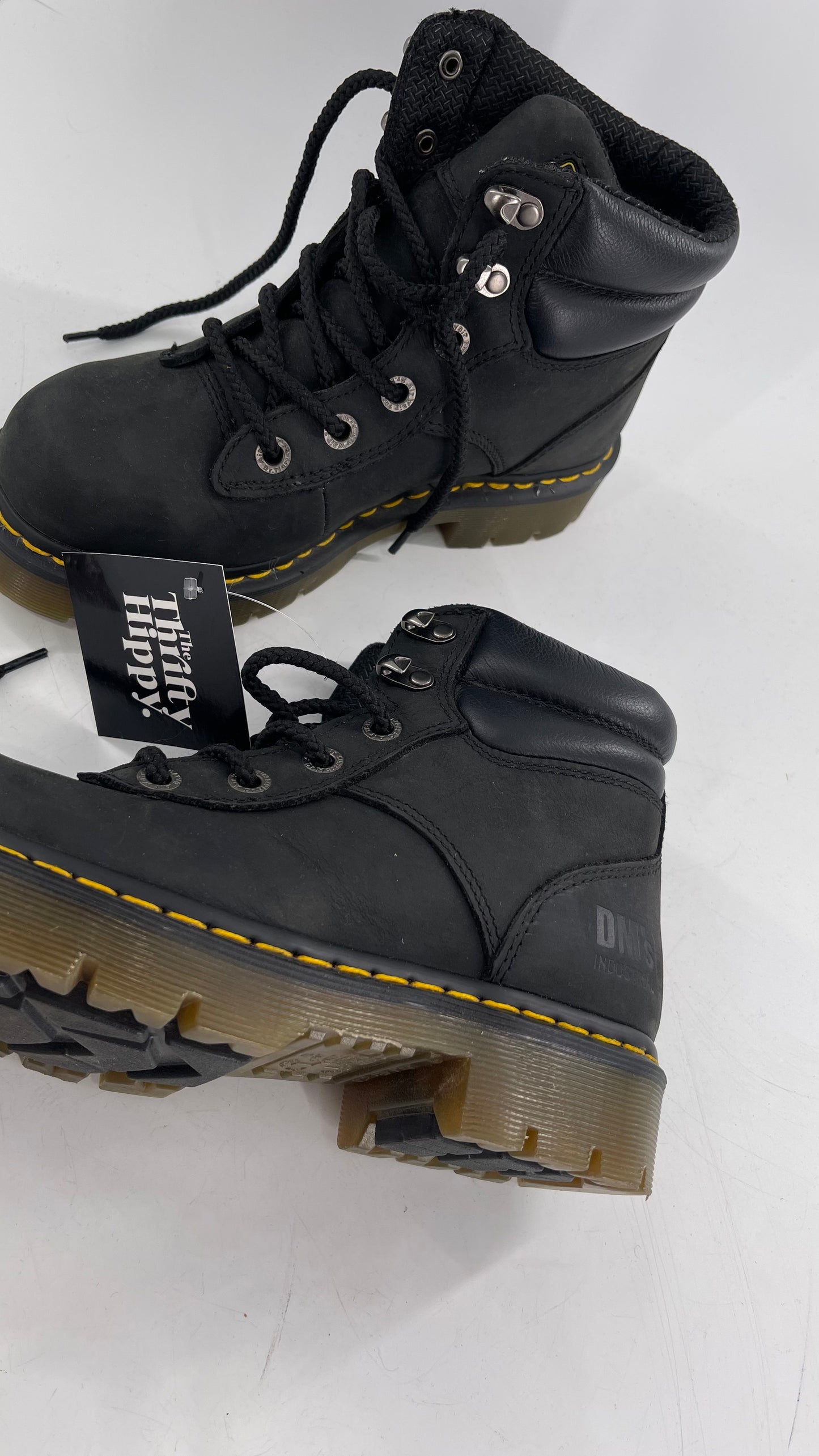 Doc Martens Industrial Black Combat Boots (6)