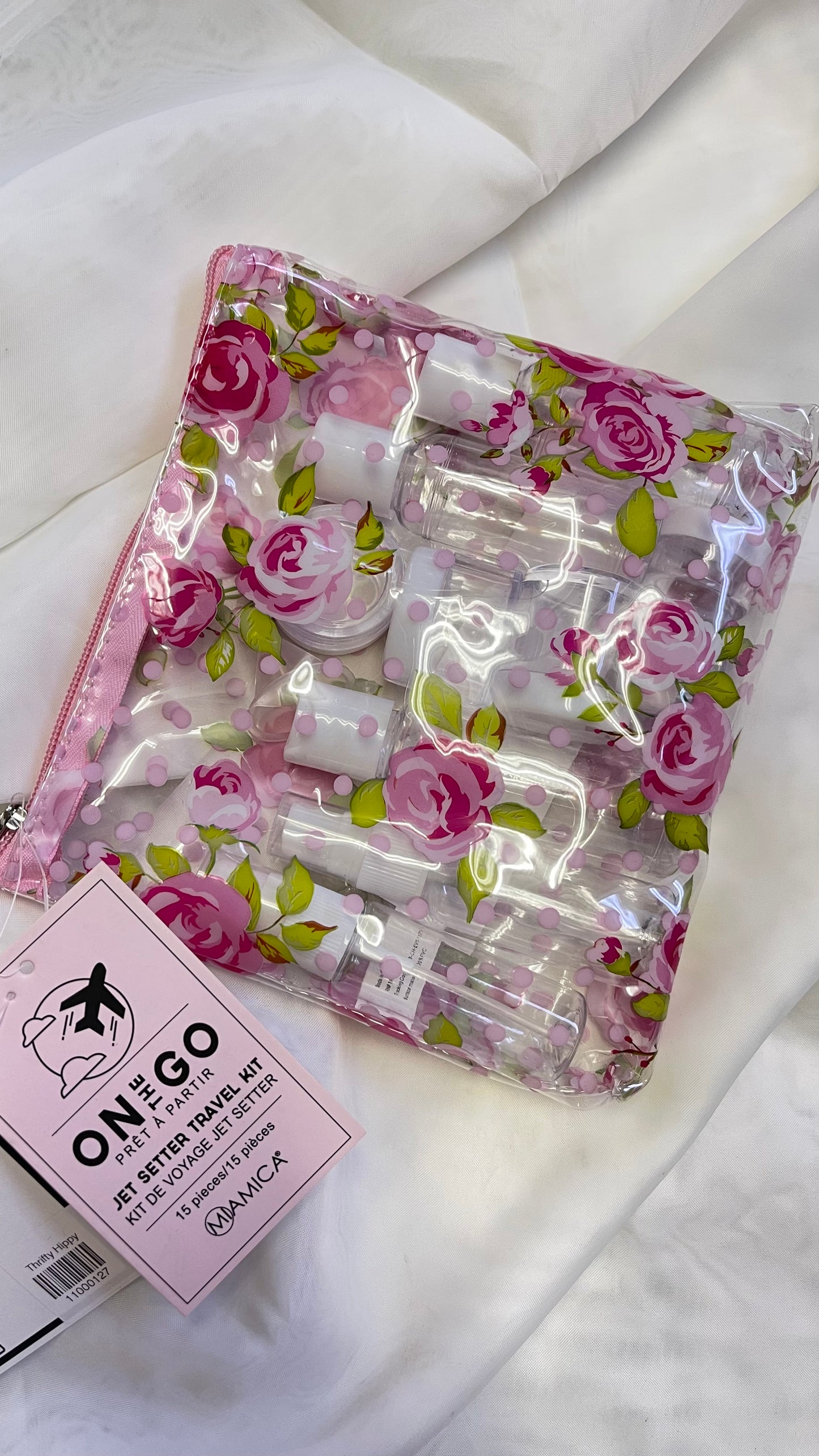 Urban Outfitters Rose 15pc Travel Kit