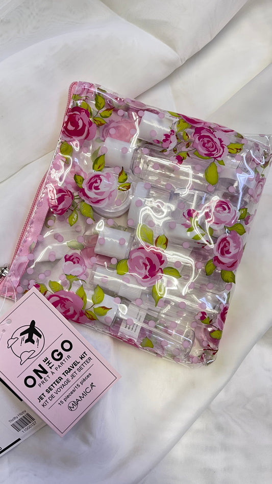 Urban Outfitters Rose 15pc Travel Kit